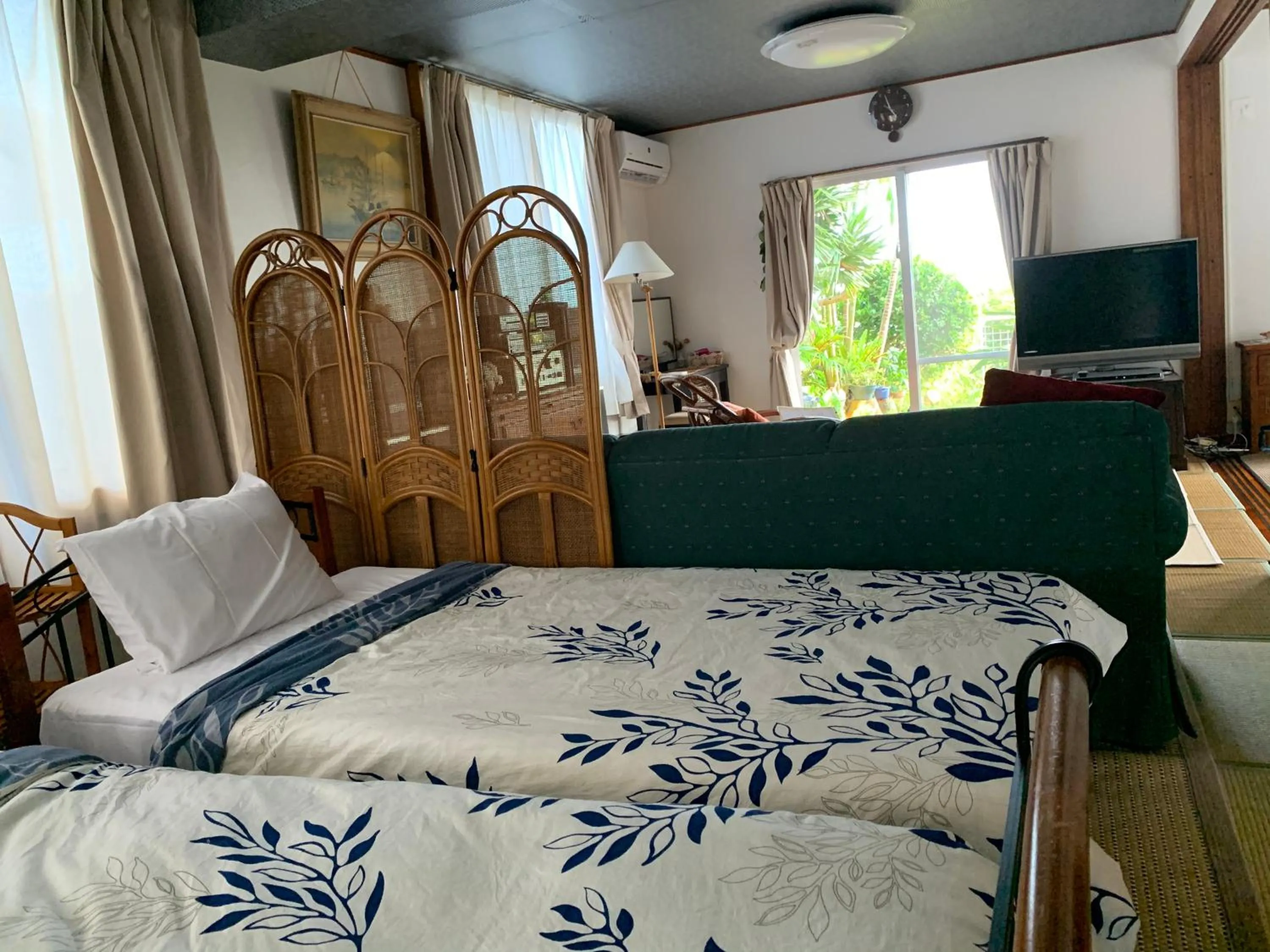 Bed in Pension Umi no soba