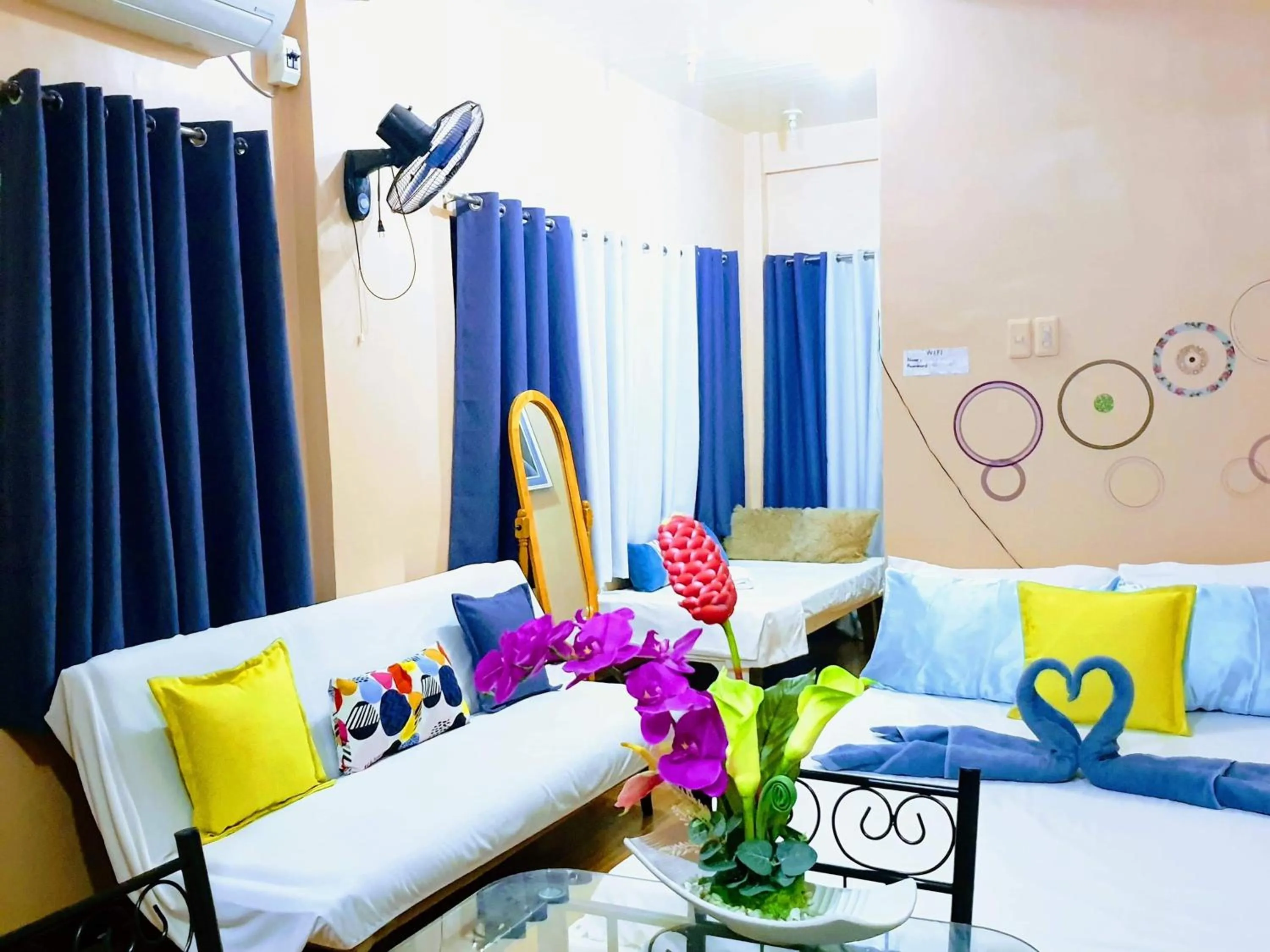 Bed in Palompon lodge