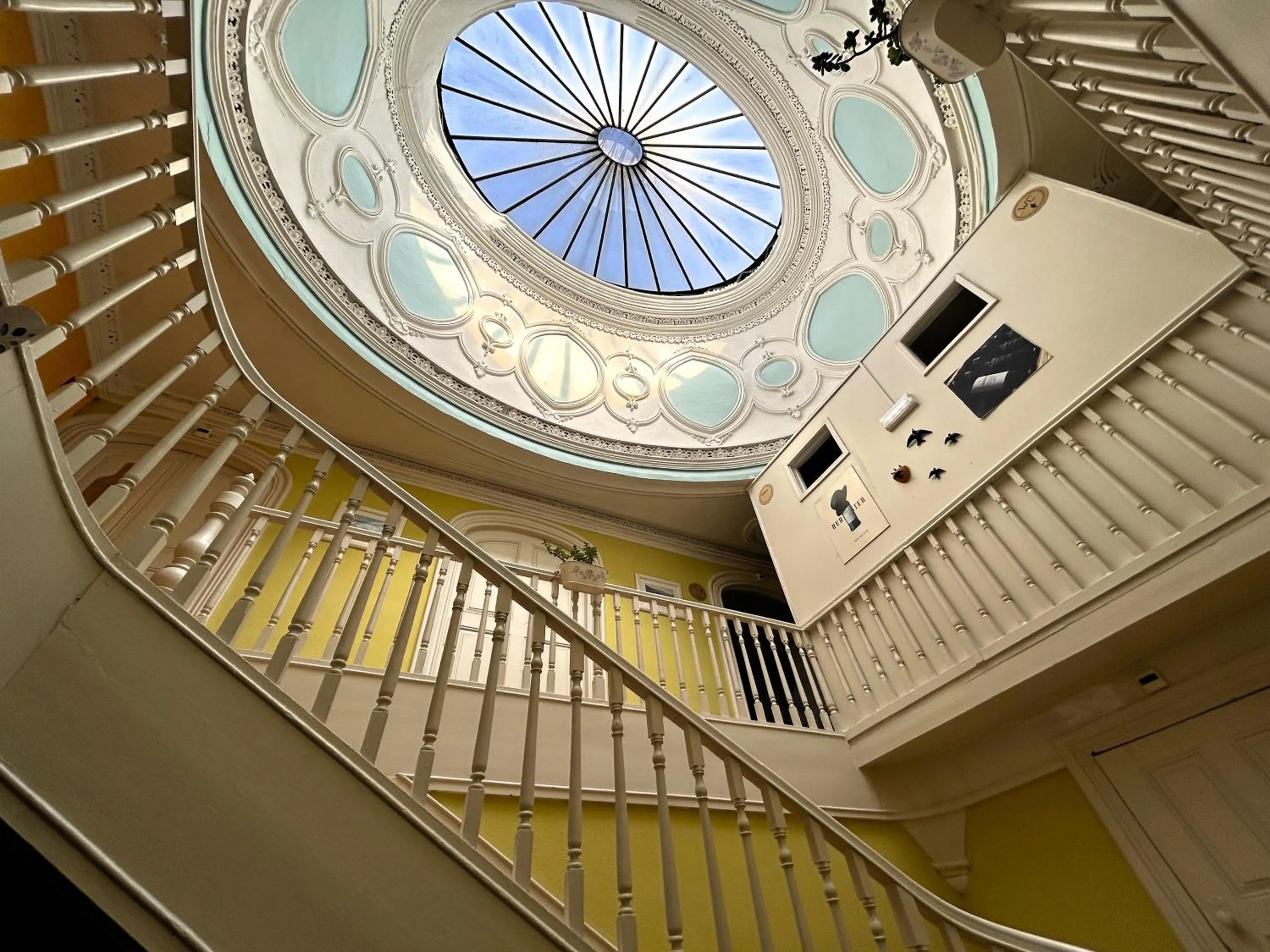 Decorative detail in Porto Wine Hostel