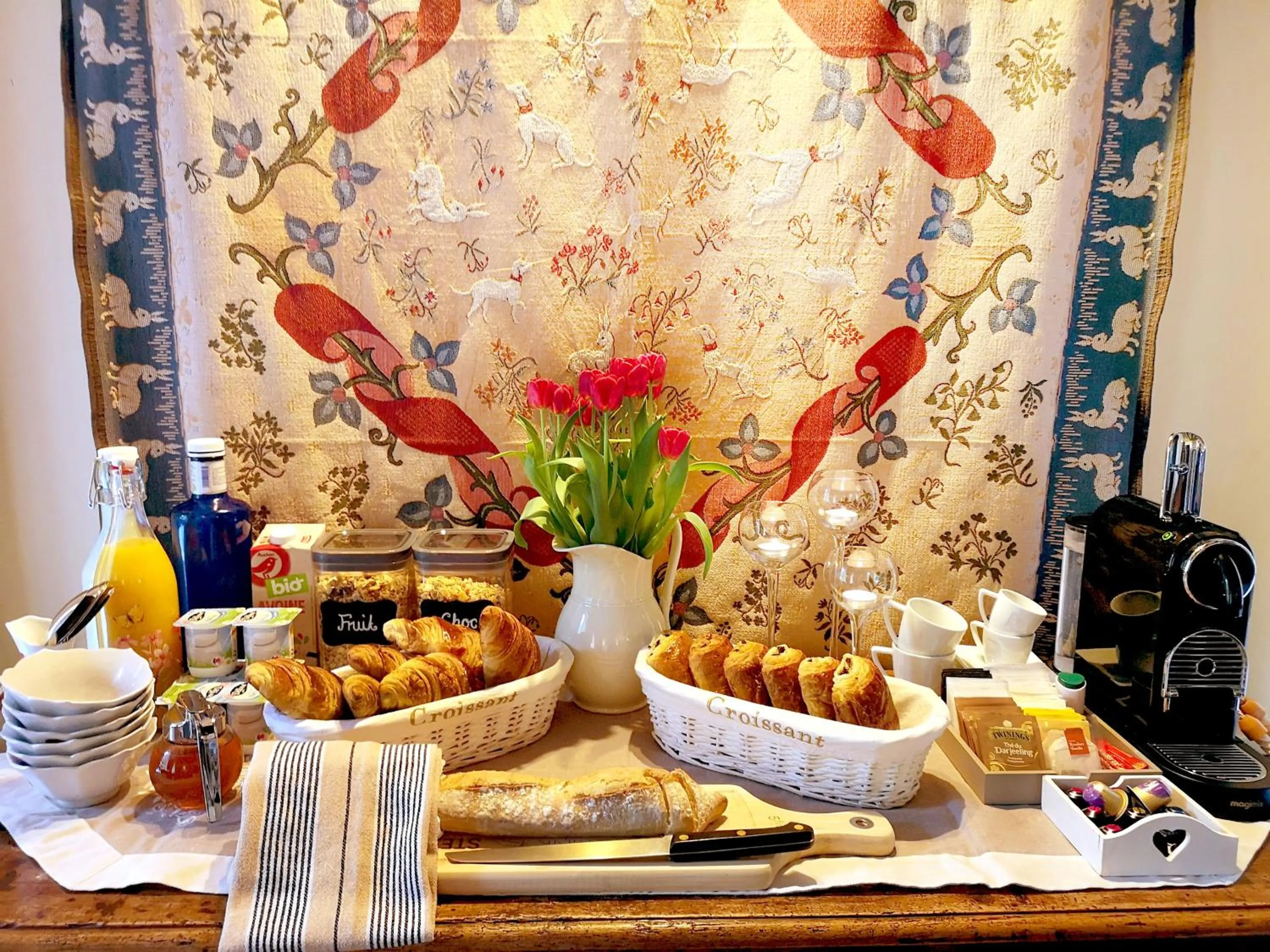 Breakfast in La Lanterne Chambres d'Hotes