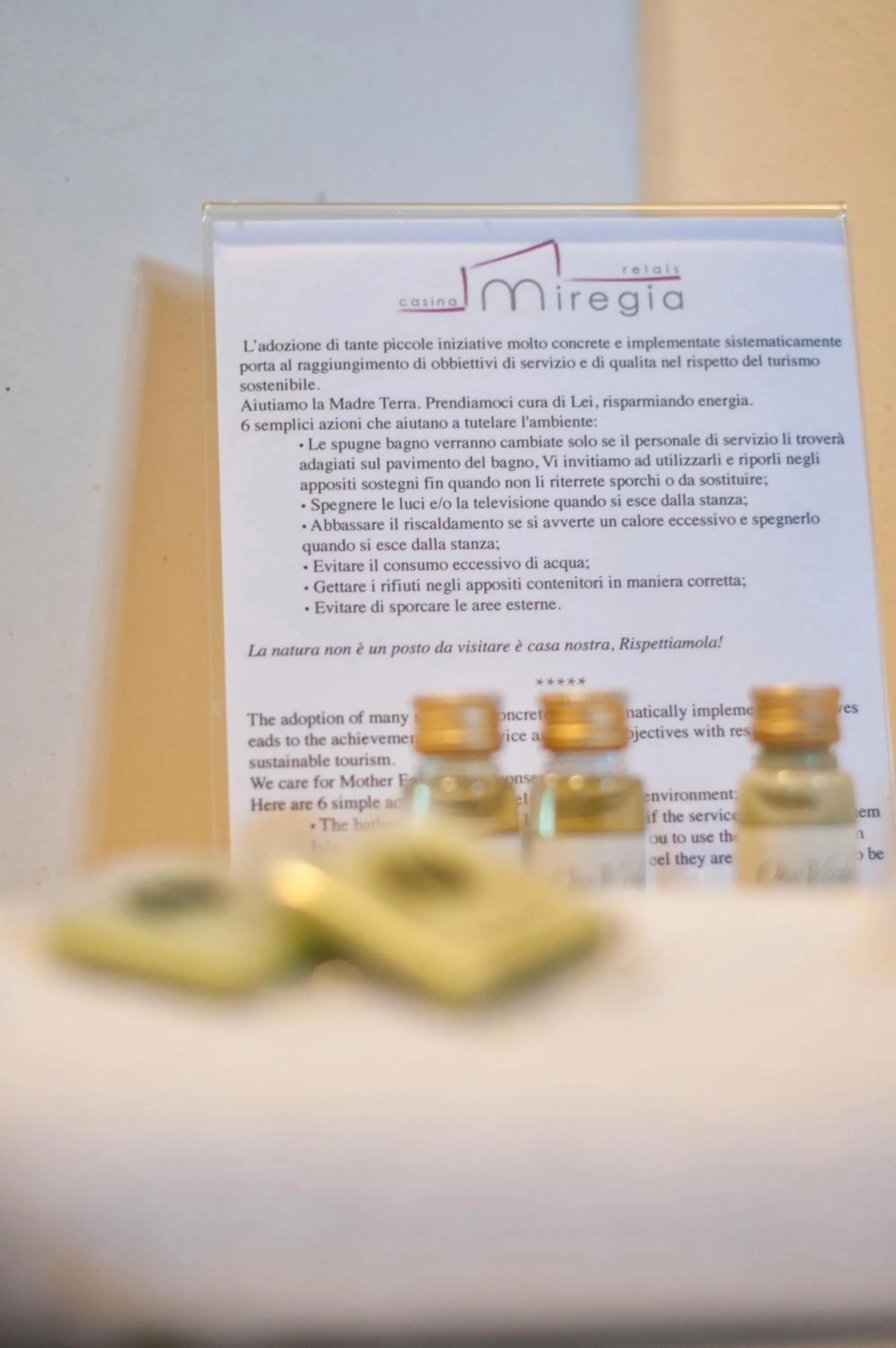 Bathroom in Relais Casina Miregia