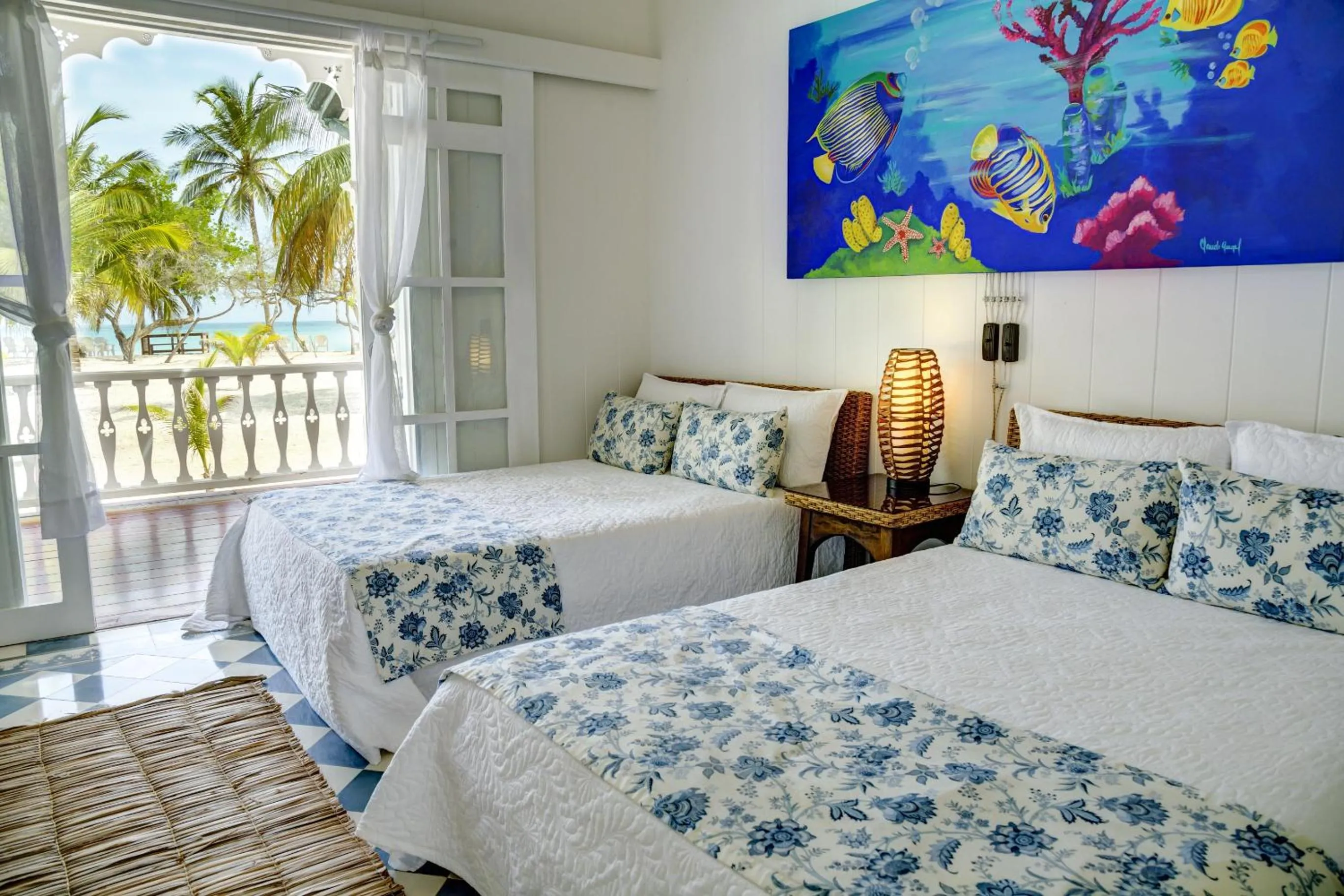 Bedroom, Bed in Hotel Agua Azul Beach Resort