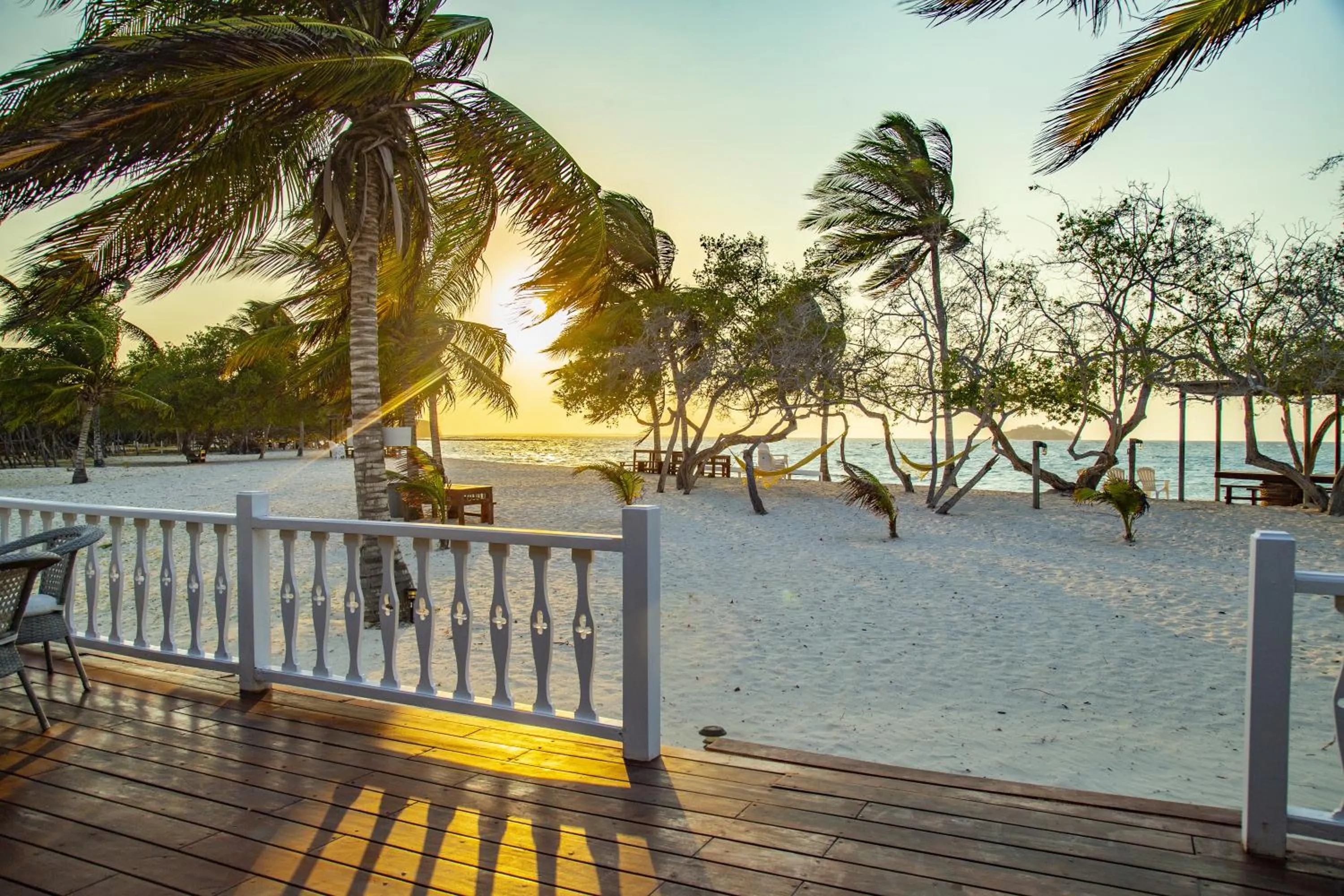 Natural landscape in Hotel Agua Azul Beach Resort