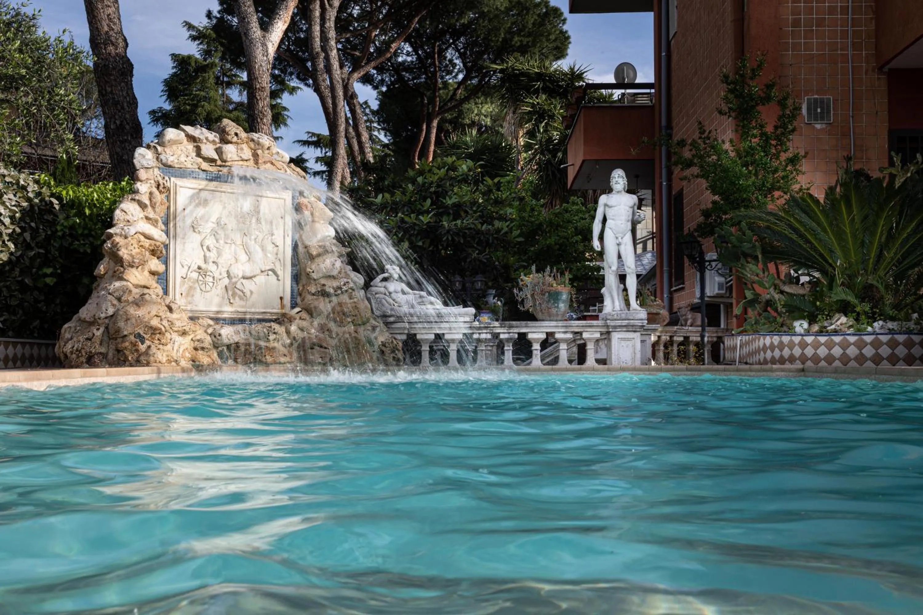 Pool view in Casa Romana