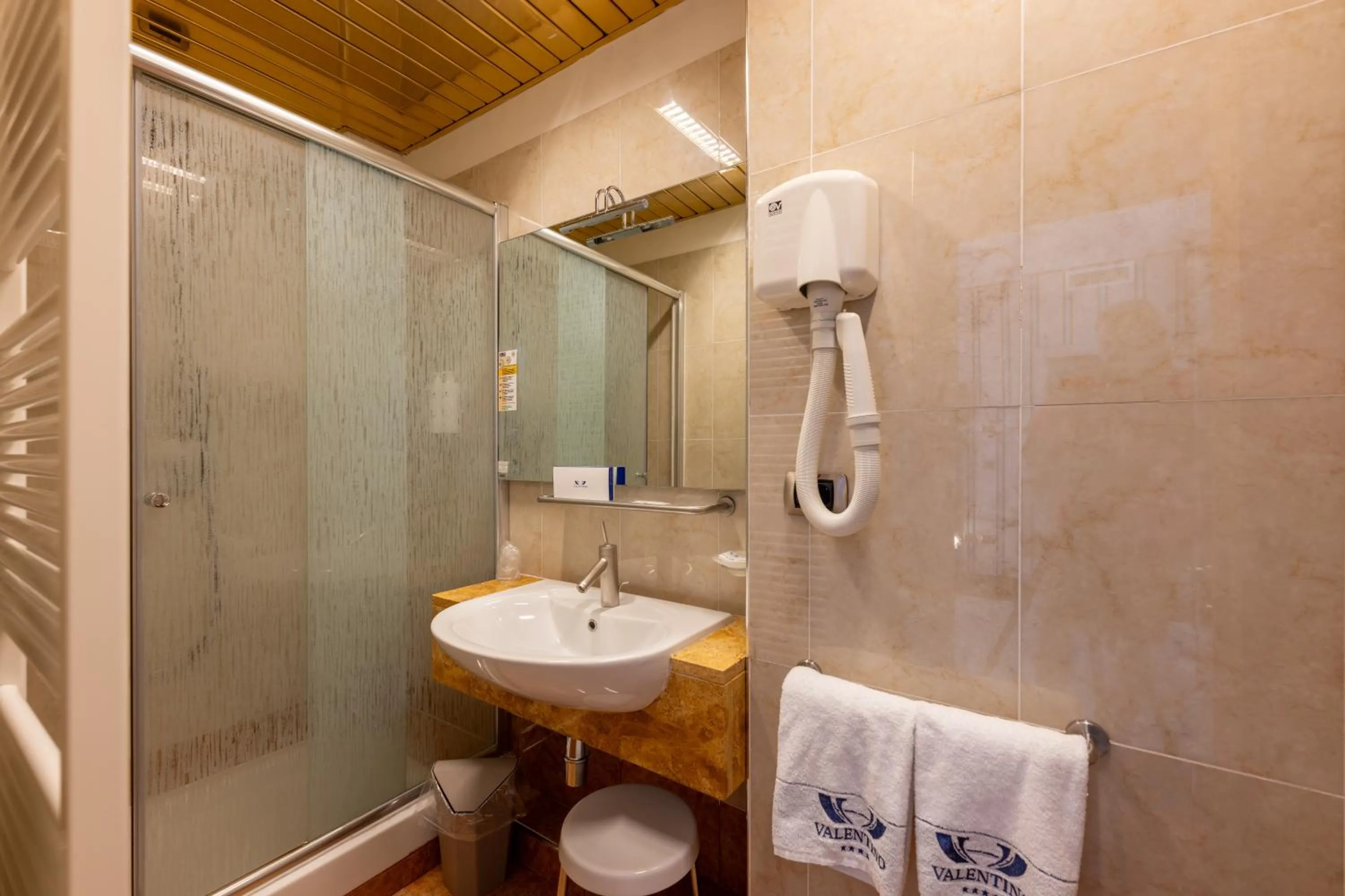 Bathroom in Hotel Valentino