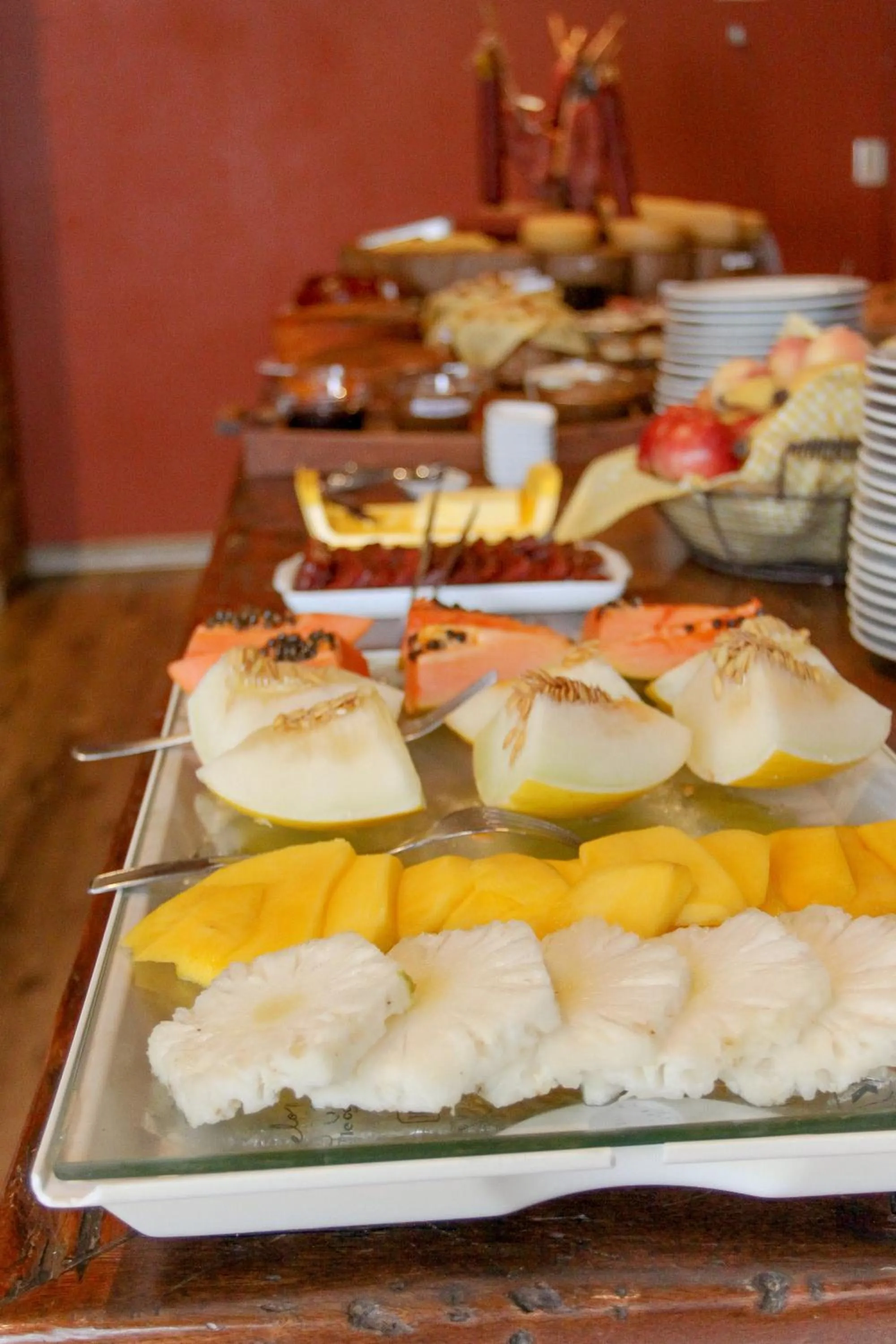 Buffet breakfast in Hotel Village da Serra