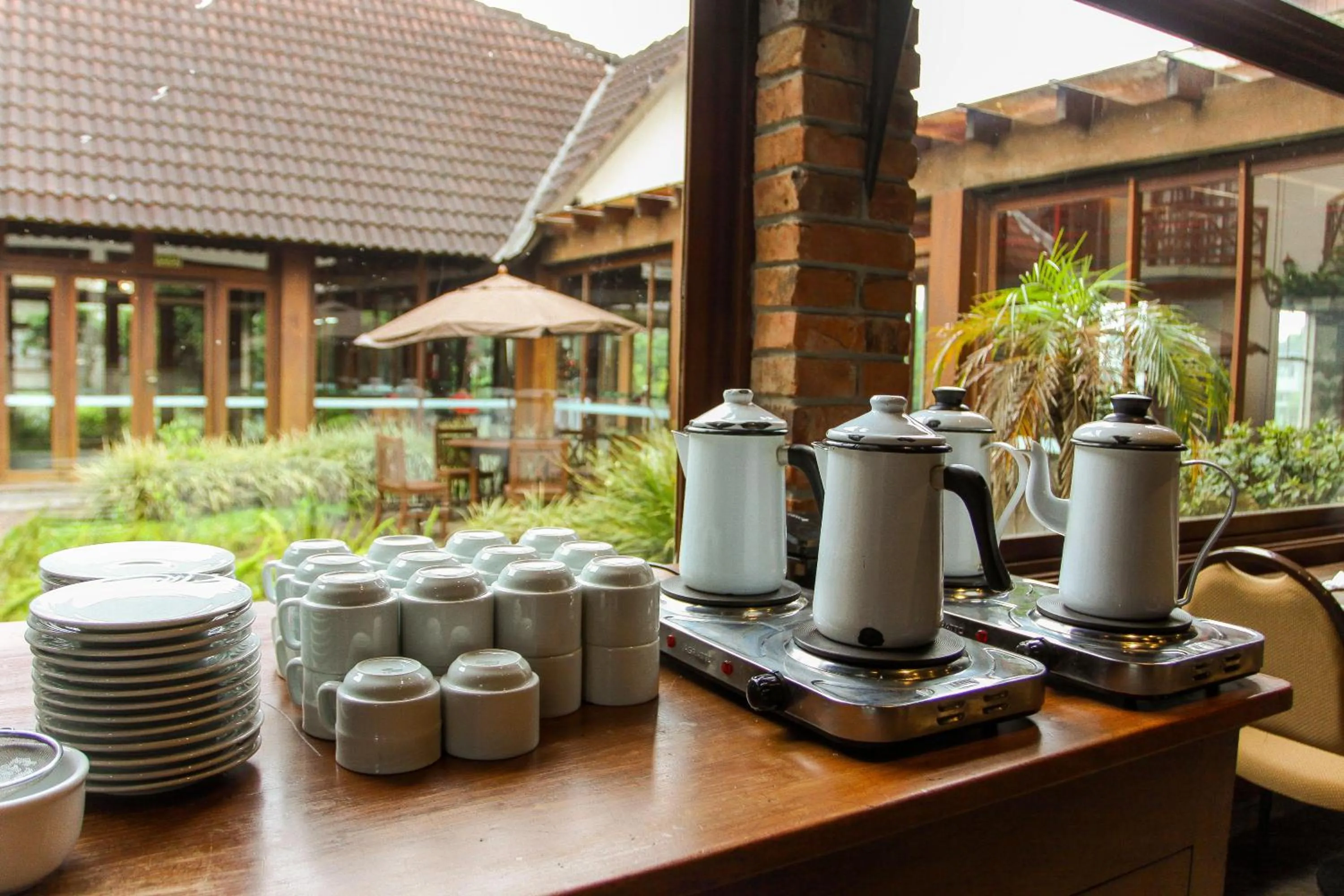 Buffet breakfast in Hotel Village da Serra