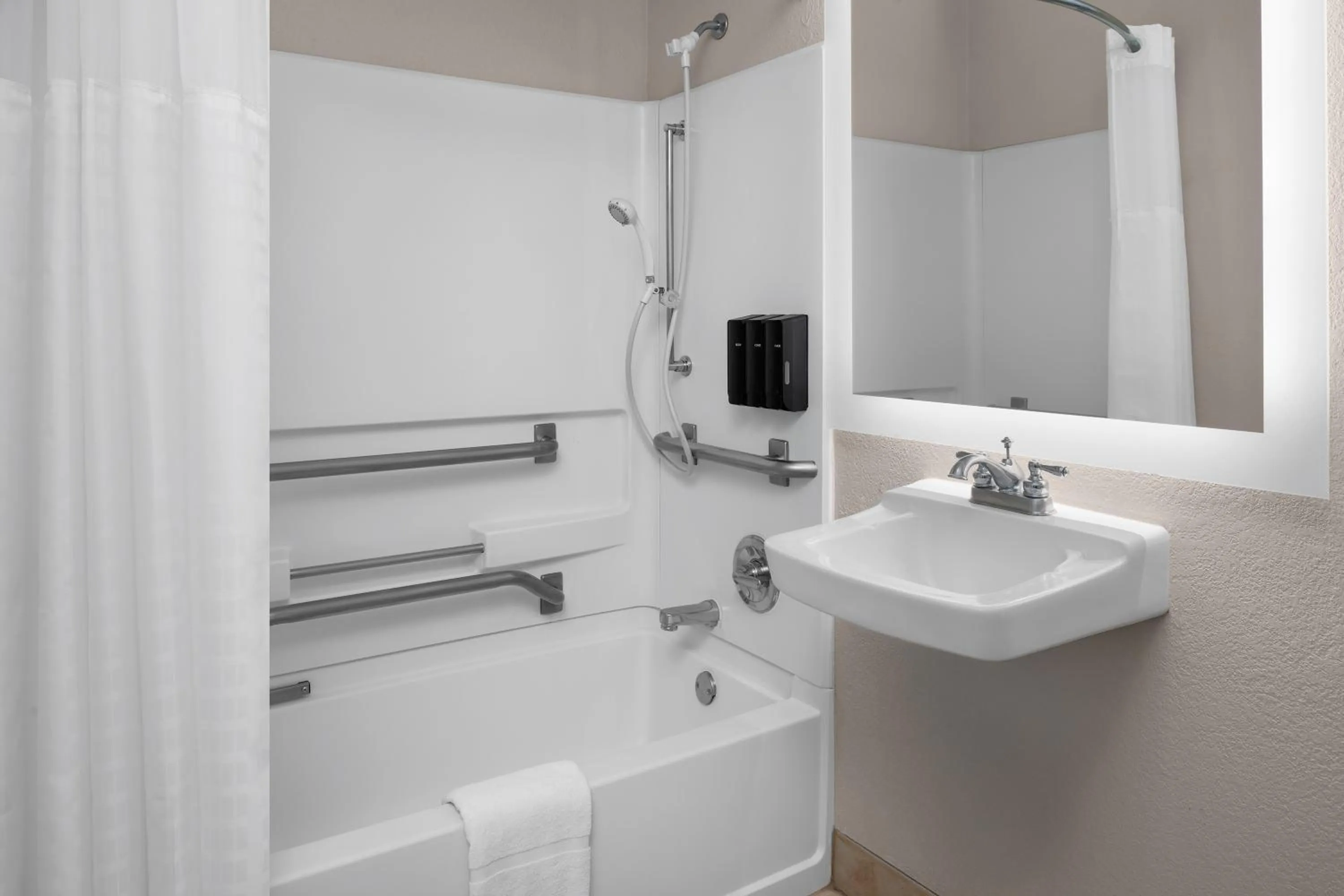 Bathroom in Larkspur Landing Extended Stay Suites South San Francisco