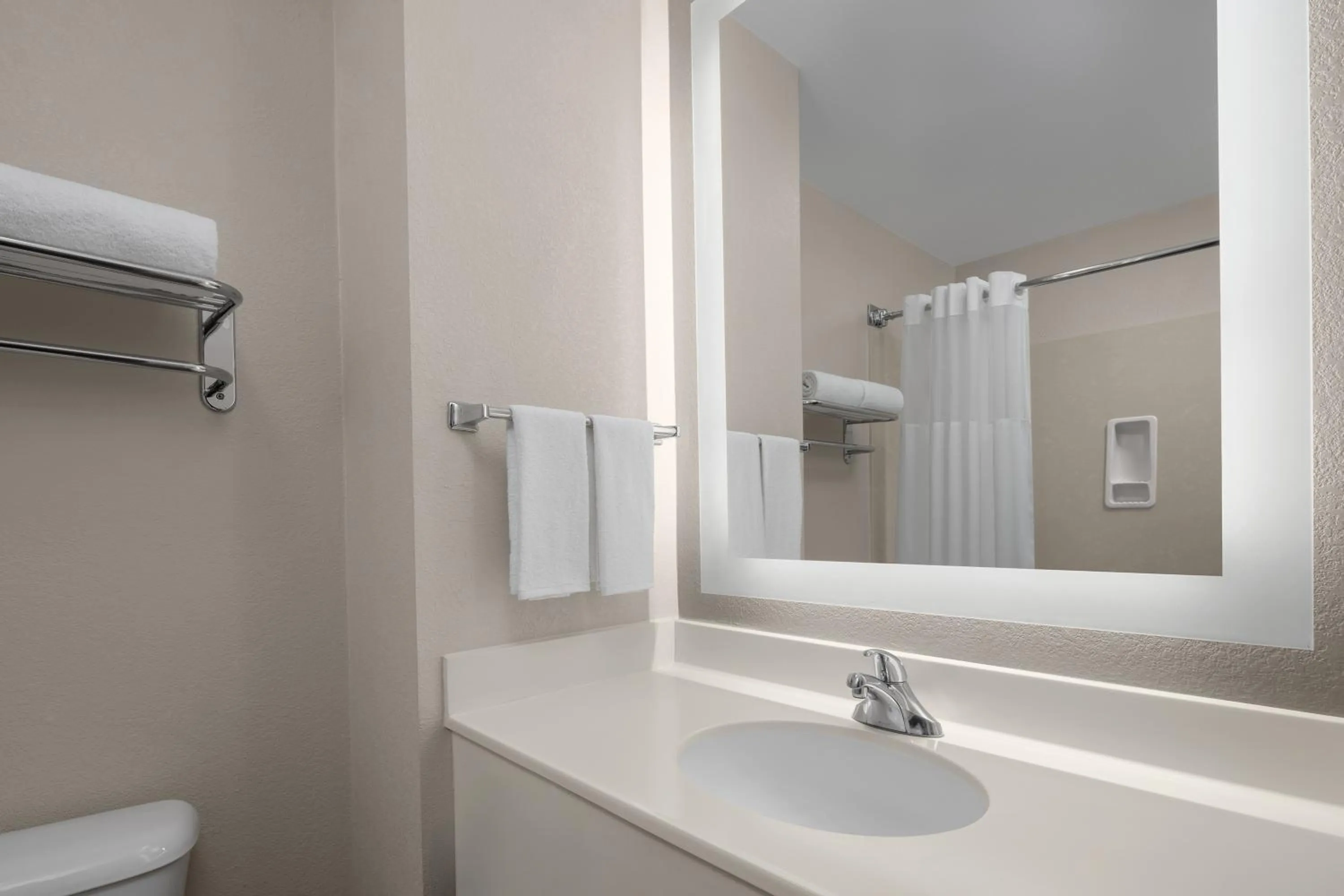 Bathroom in Larkspur Landing Extended Stay Suites South San Francisco