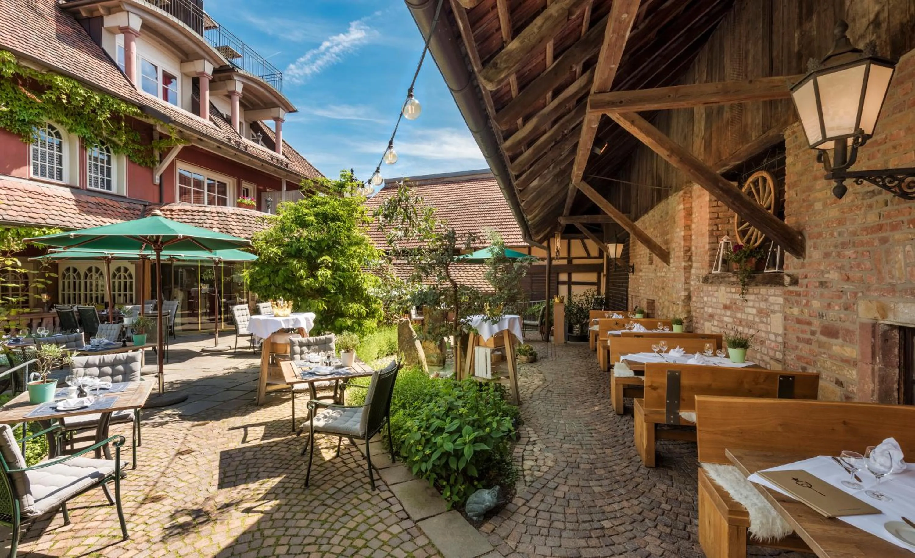 Patio in Landhotel Krone