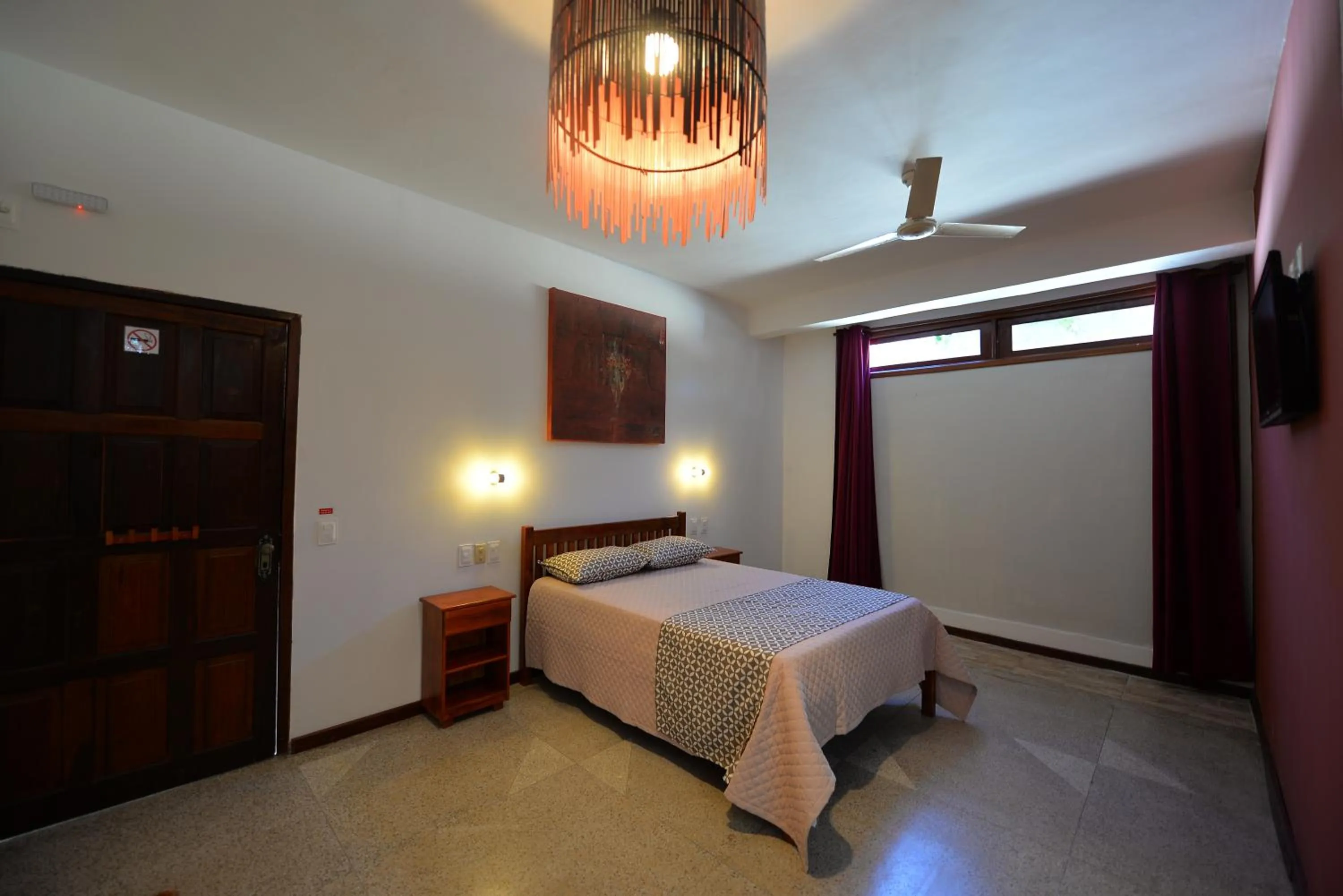 Bed in Pousada do Gunga