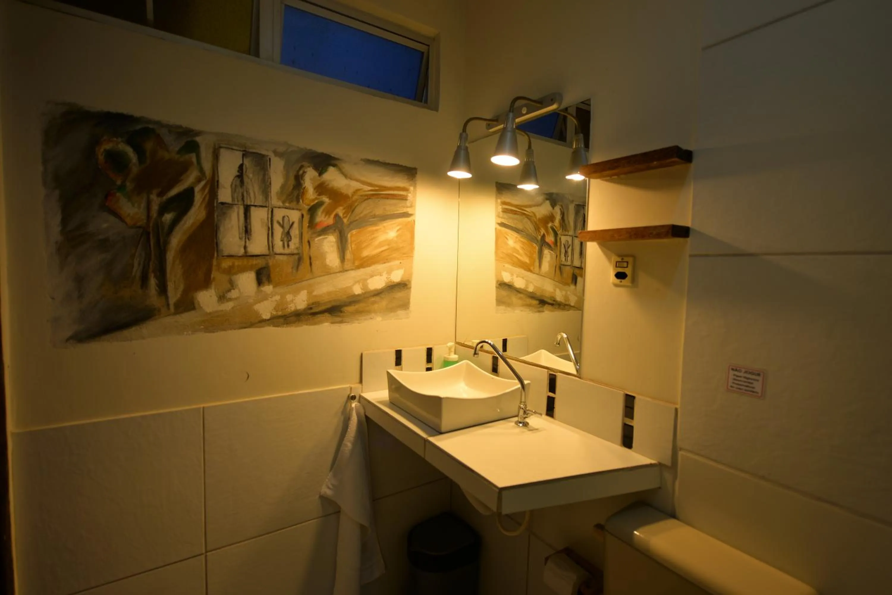 Bathroom in Pousada do Gunga