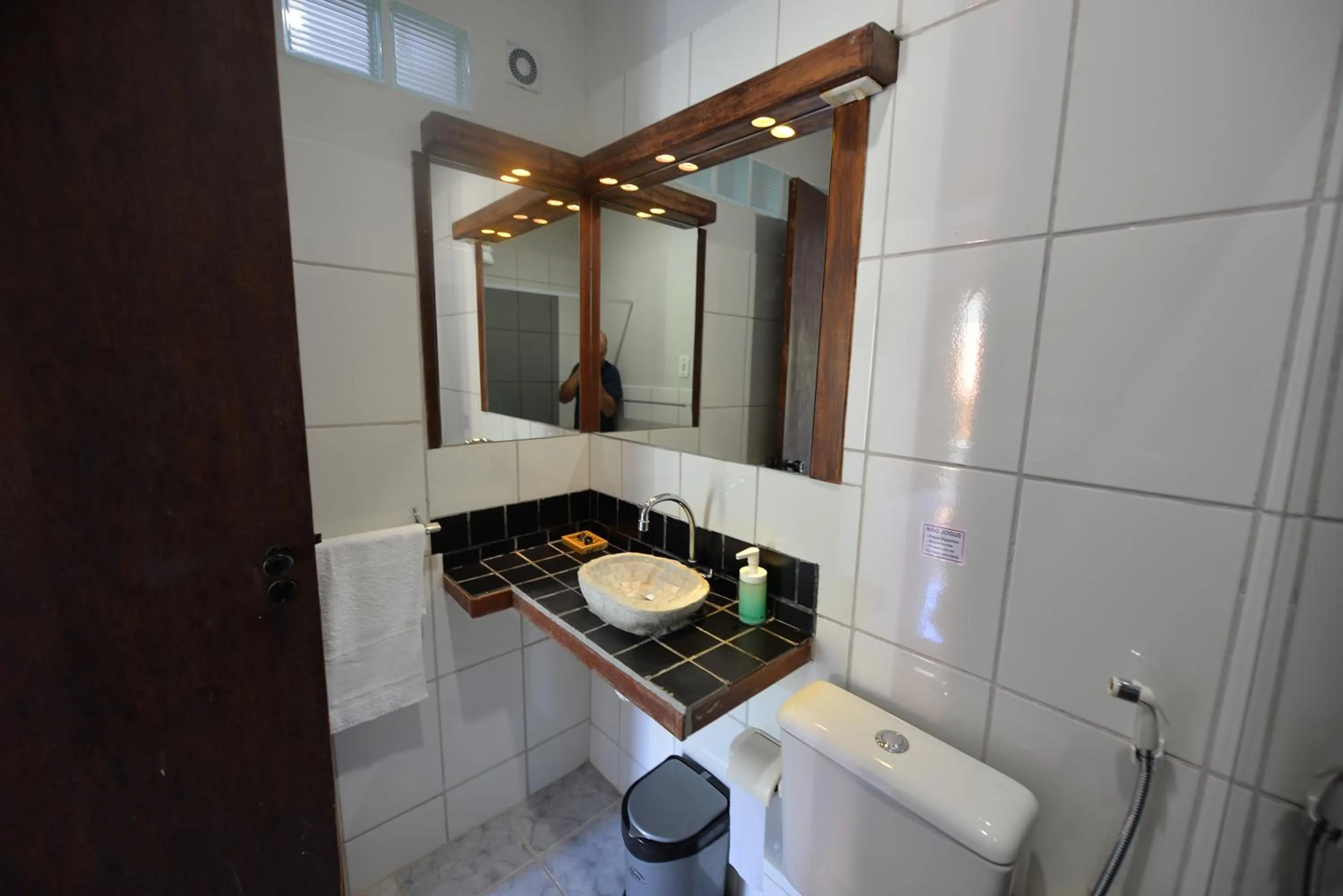 Bathroom in Pousada do Gunga