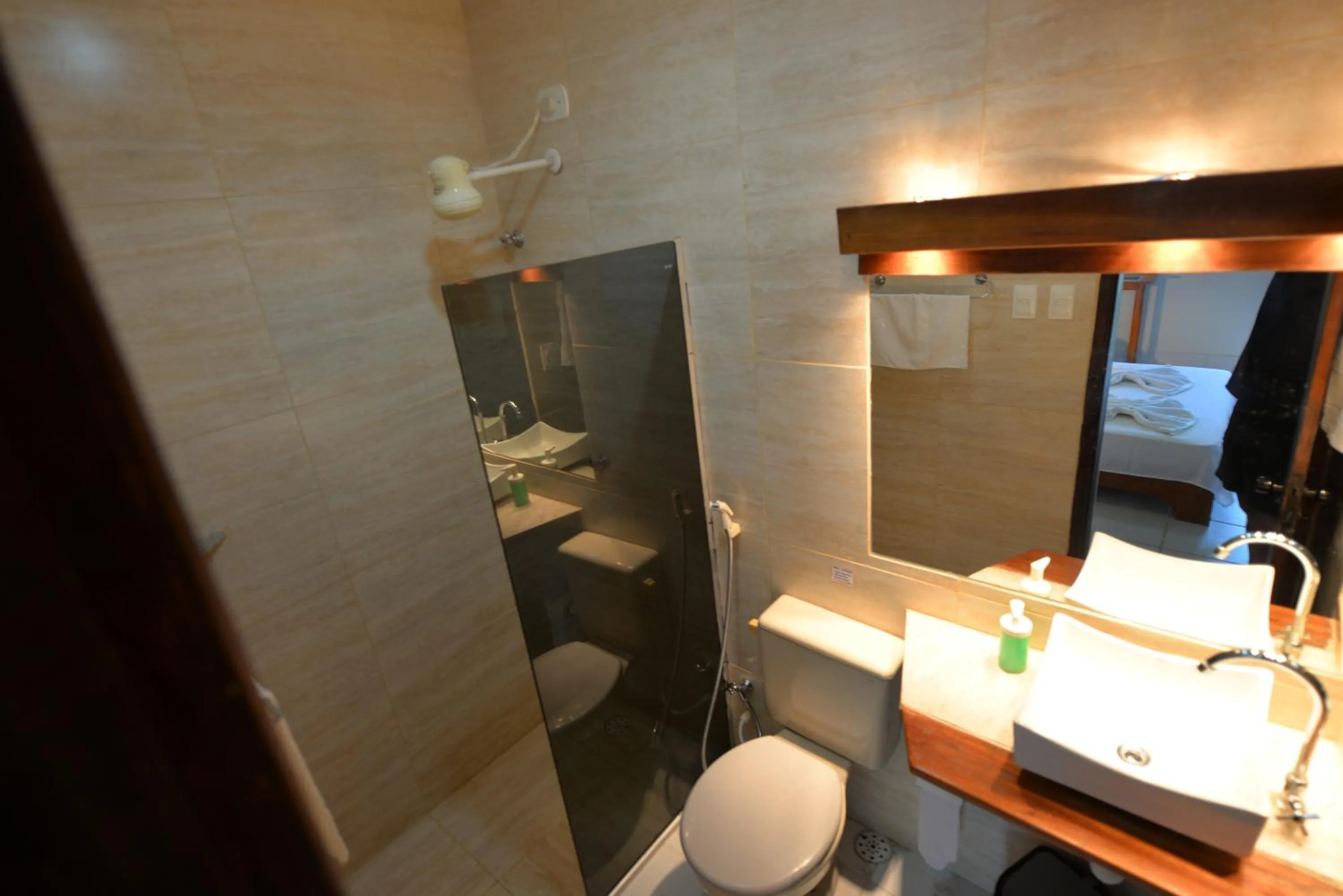 Bathroom in Pousada do Gunga