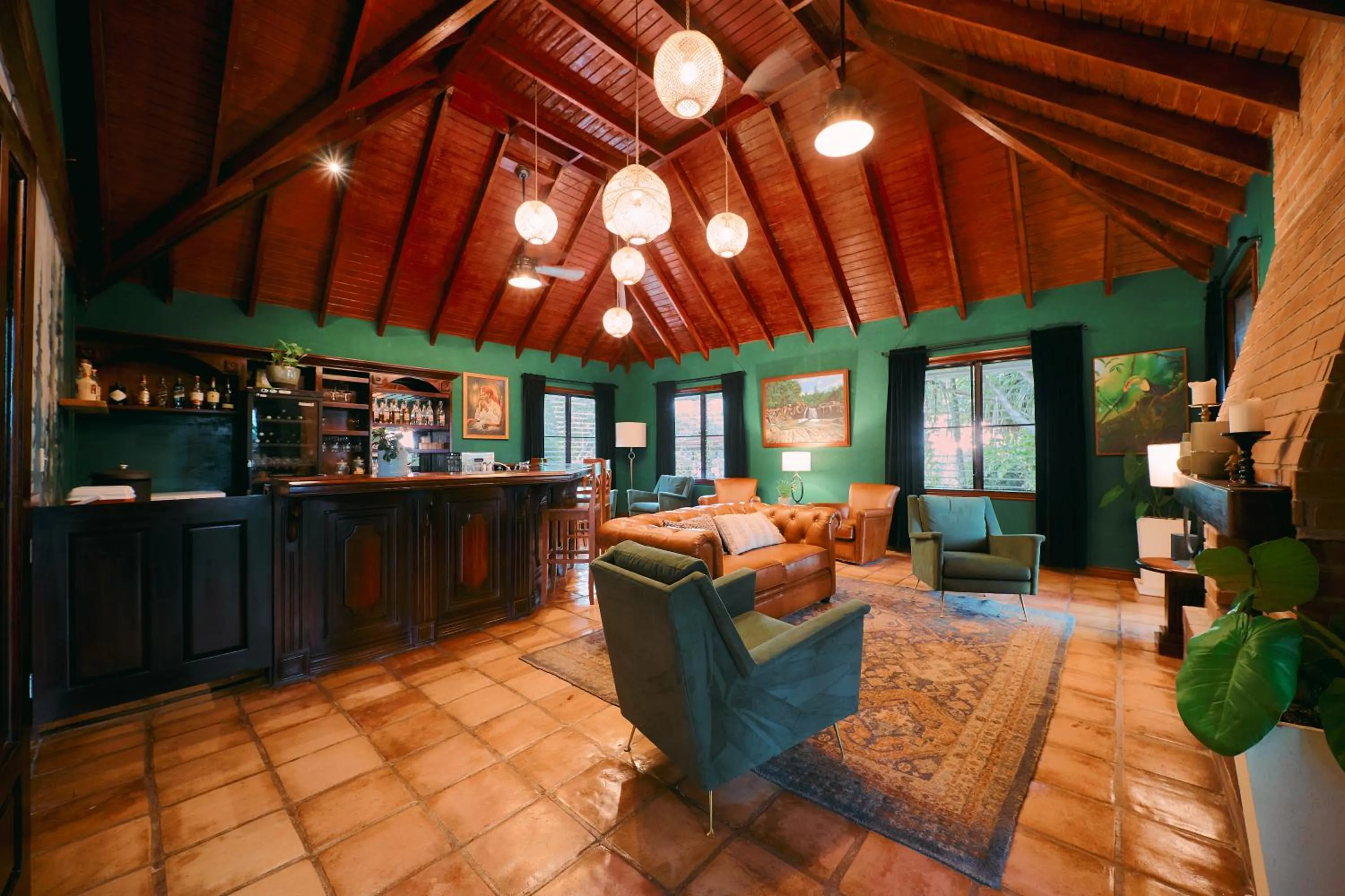 Living room in Hidden Valley Wilderness Lodge