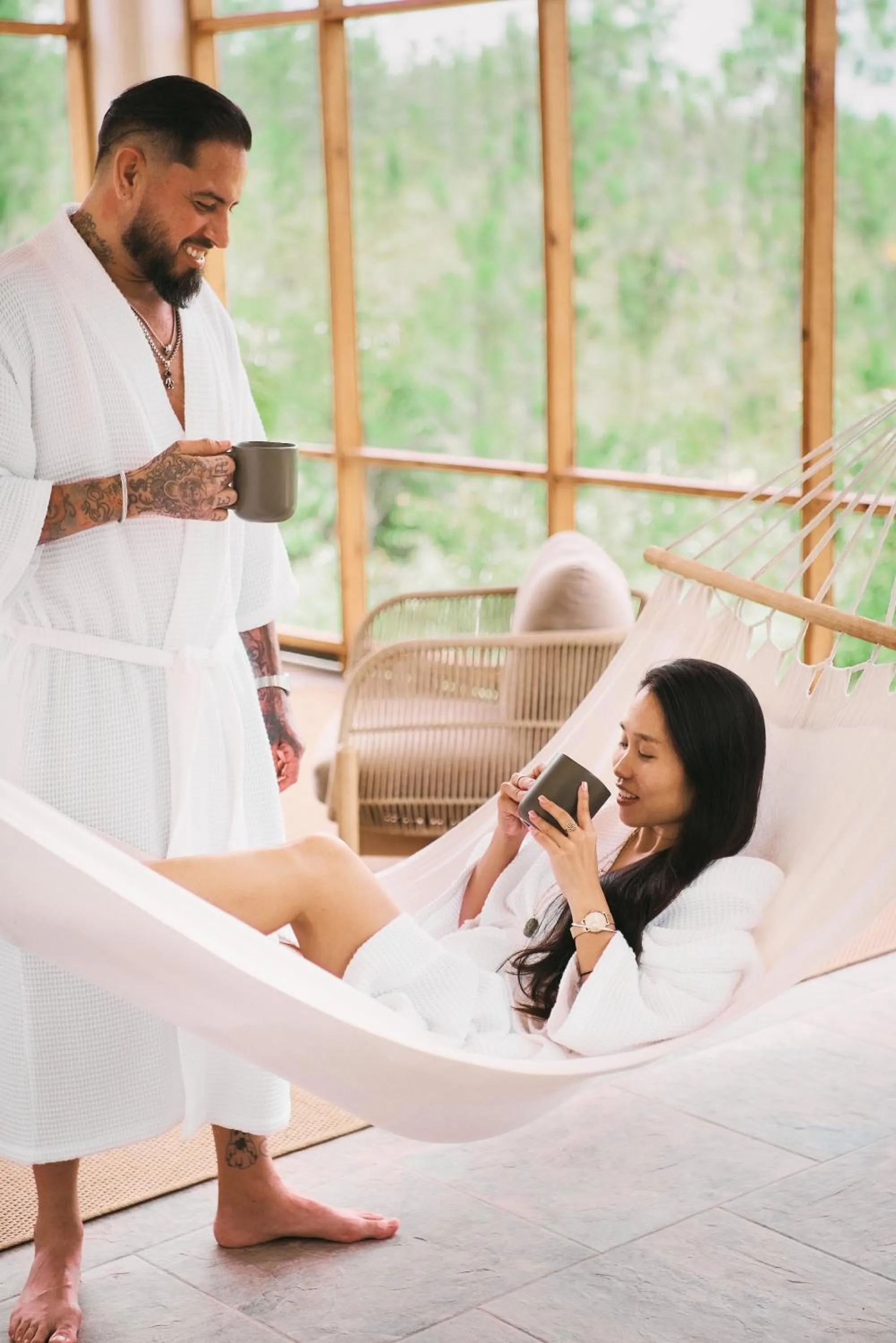 People in Hidden Valley Wilderness Lodge