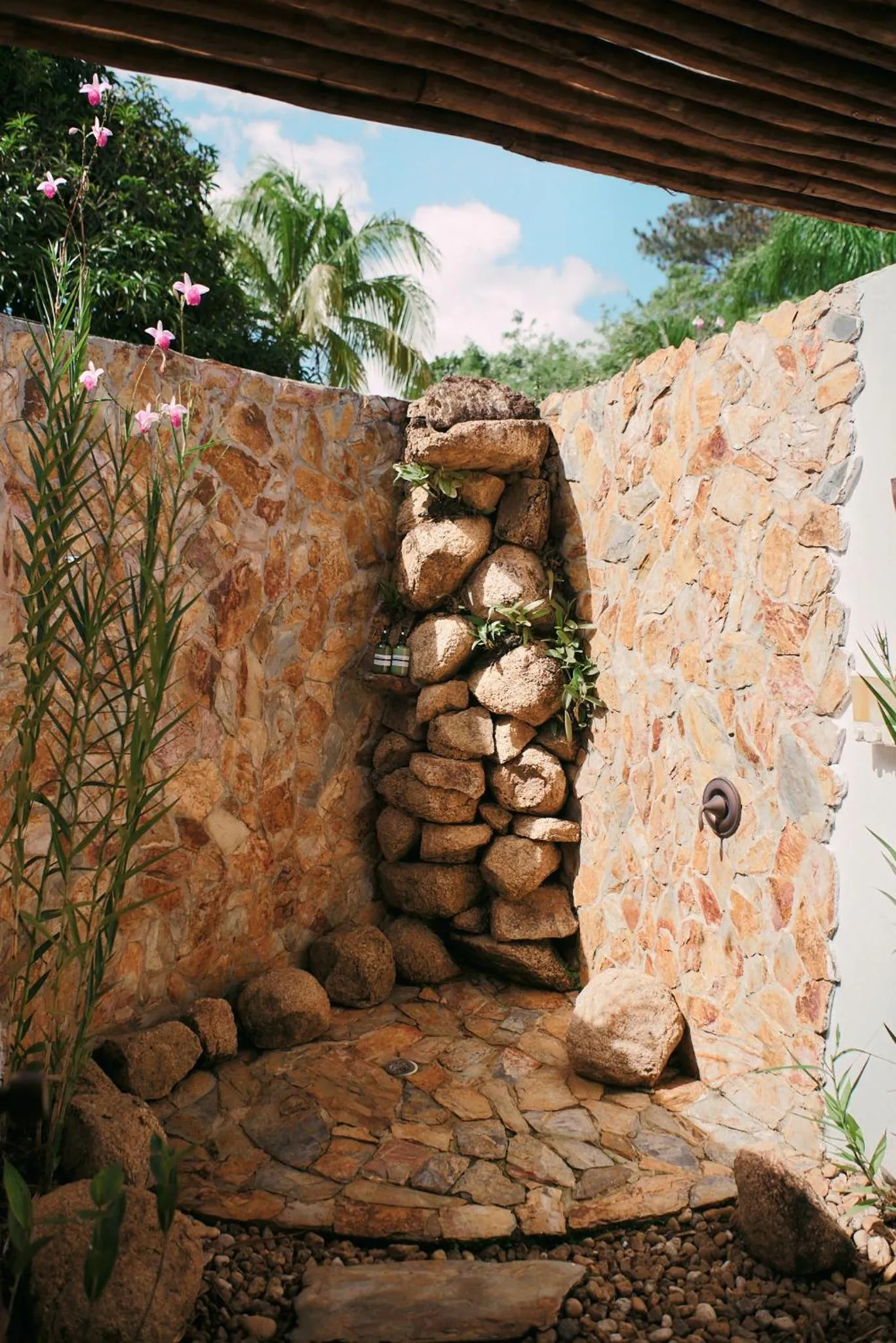 Shower in Hidden Valley Wilderness Lodge