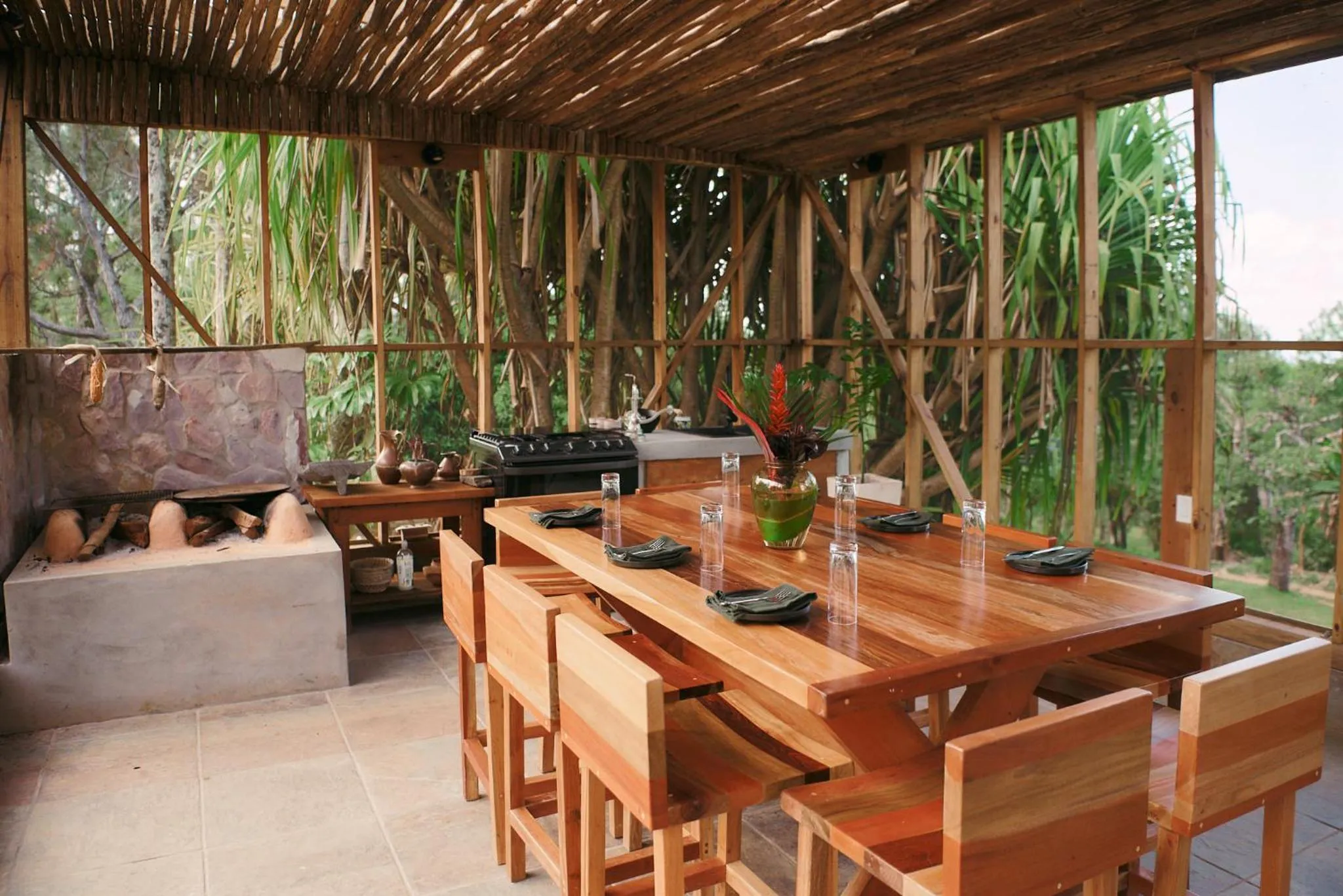 Patio in Hidden Valley Wilderness Lodge