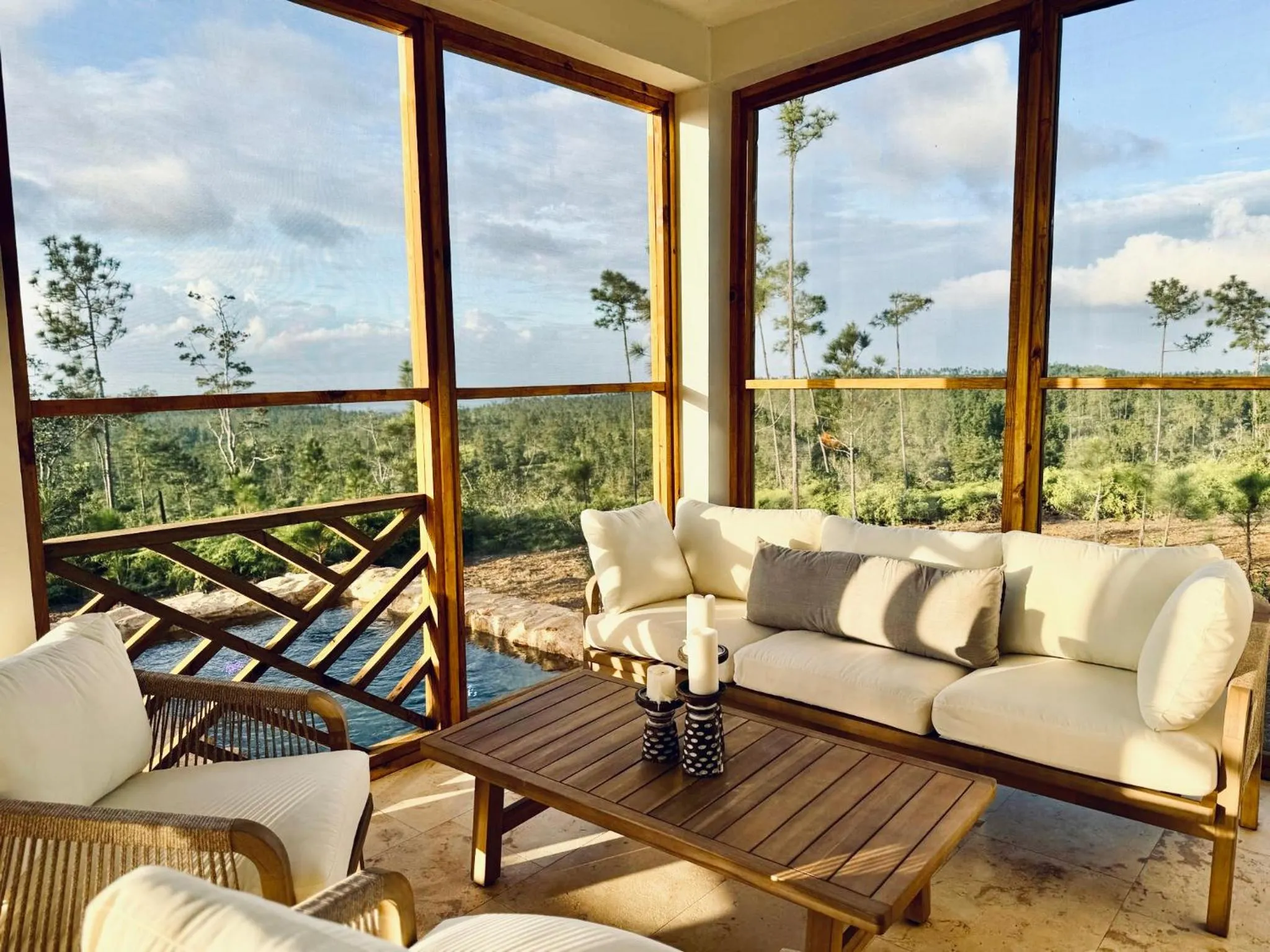 Patio in Hidden Valley Wilderness Lodge