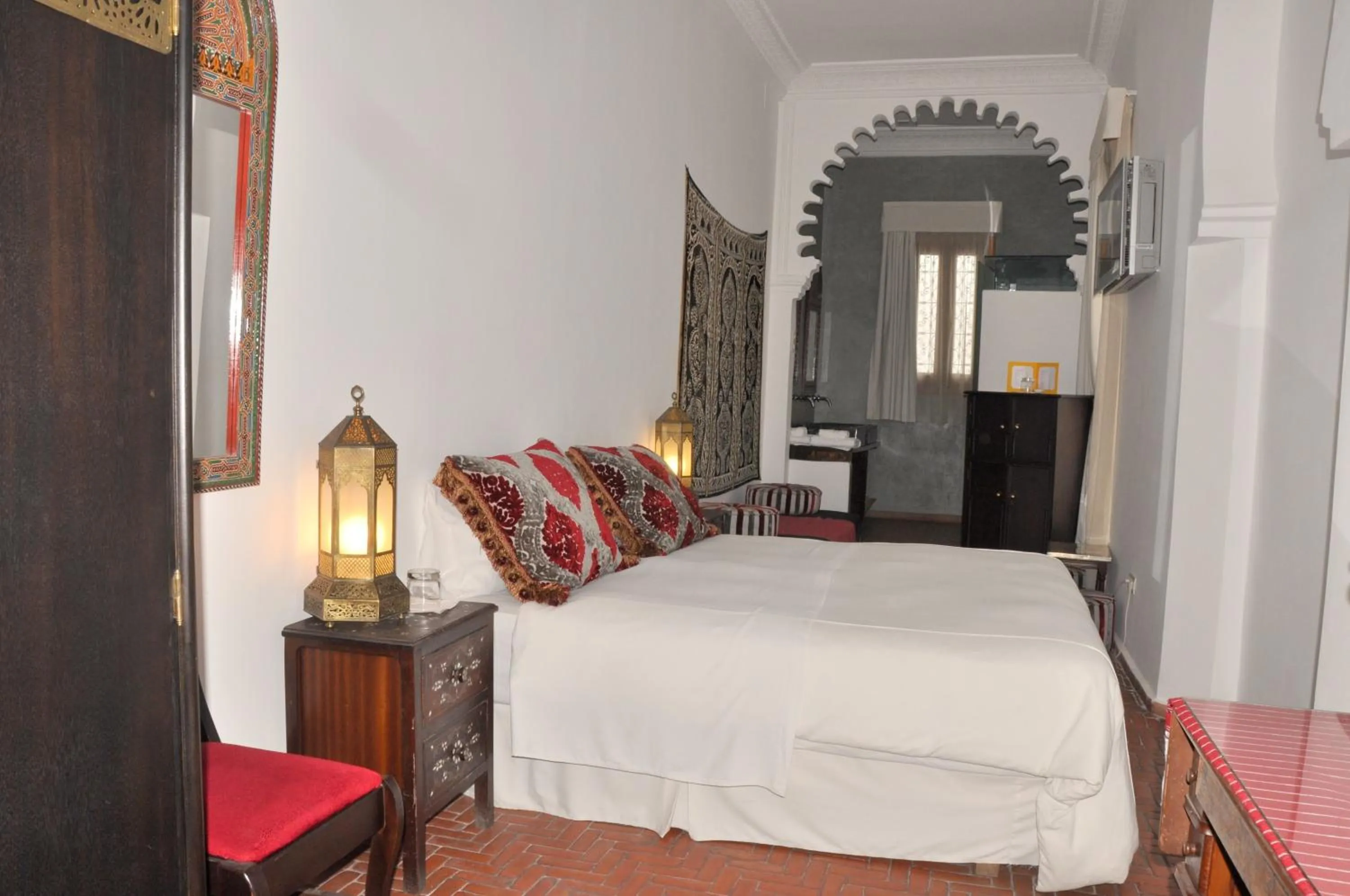 Bedroom, Bed in Hotel Blanco Riad