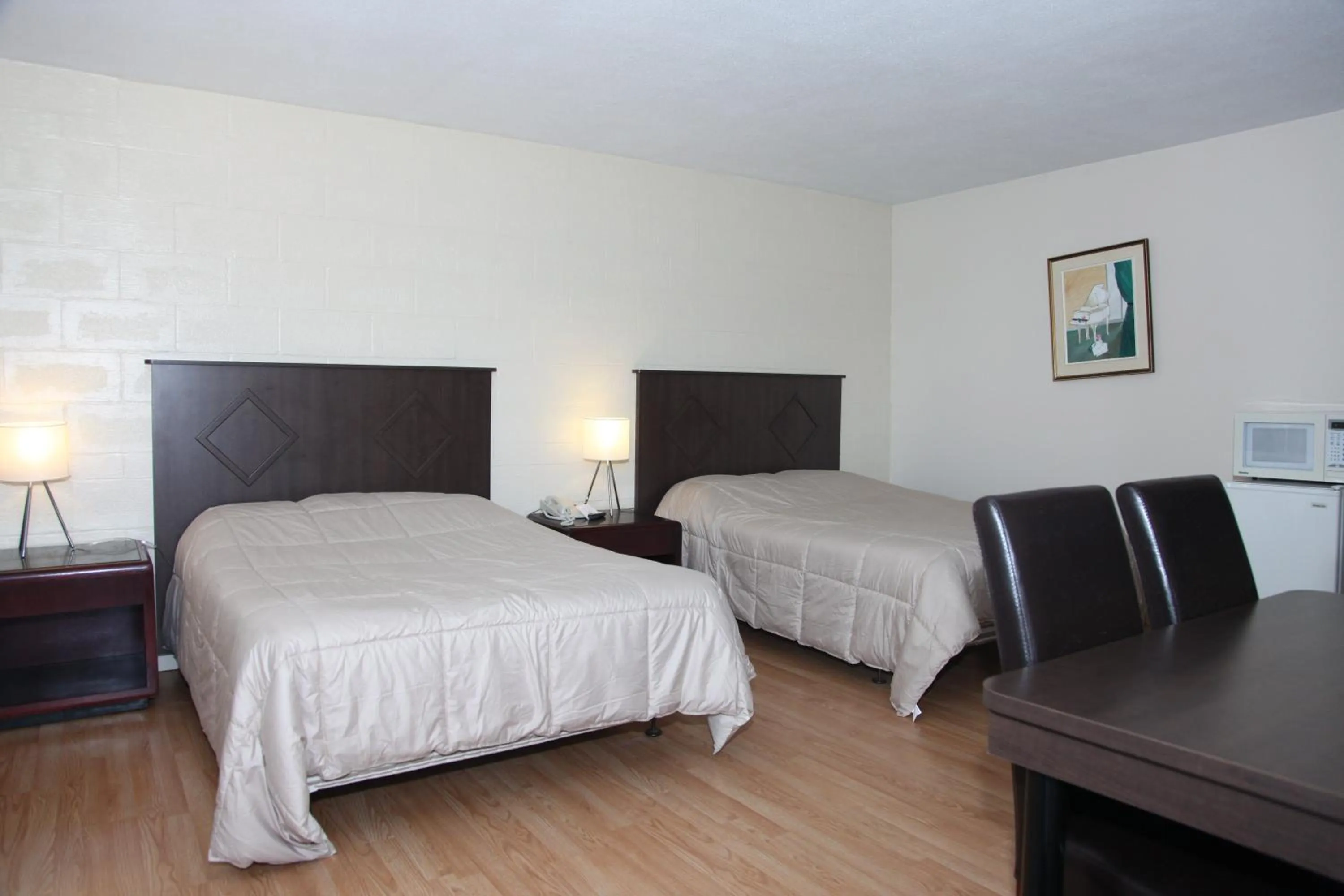 Bed in Motel Grande Ile