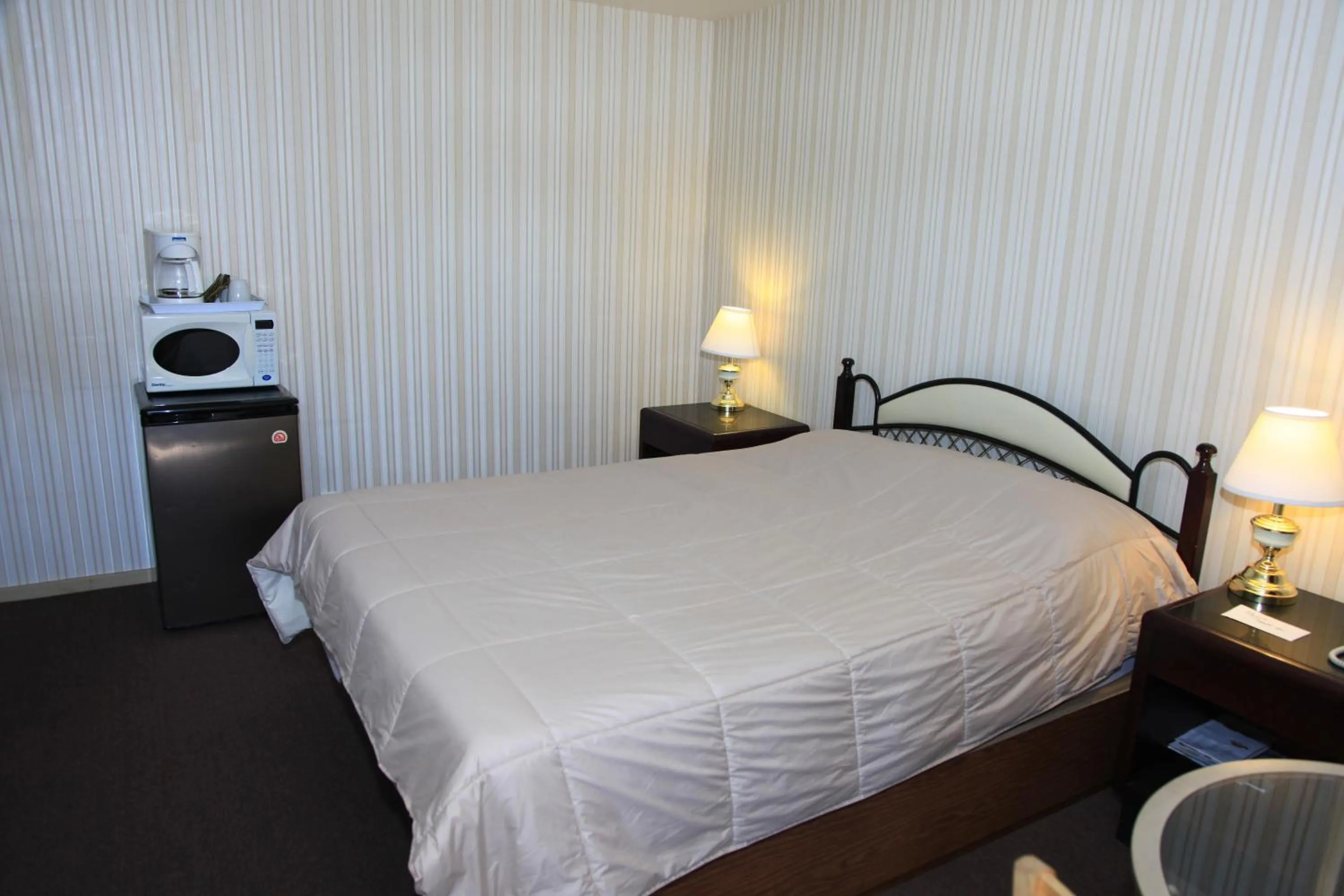 Bed in Motel Grande Ile