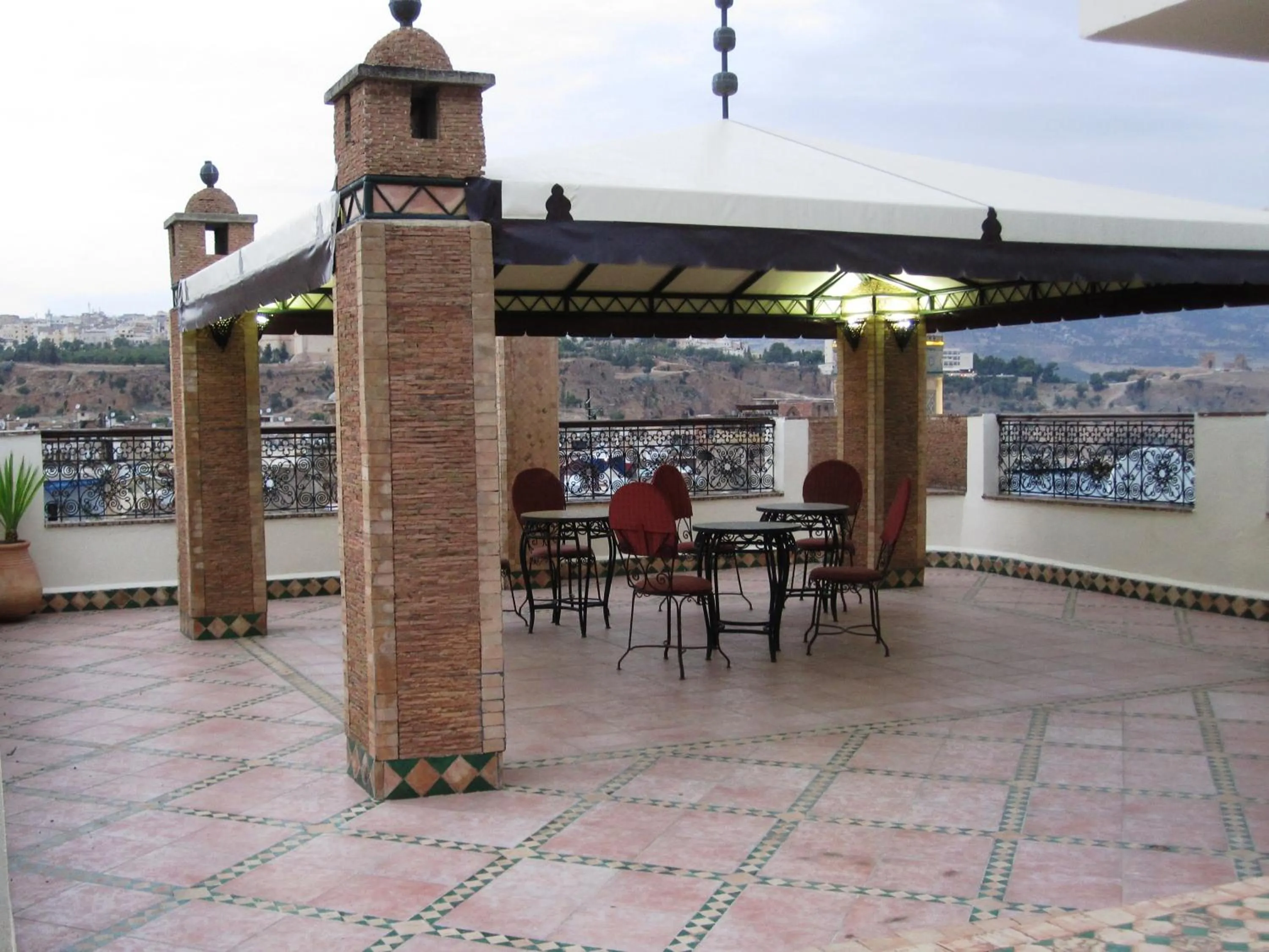 Balcony/Terrace in Riad Jaouhara