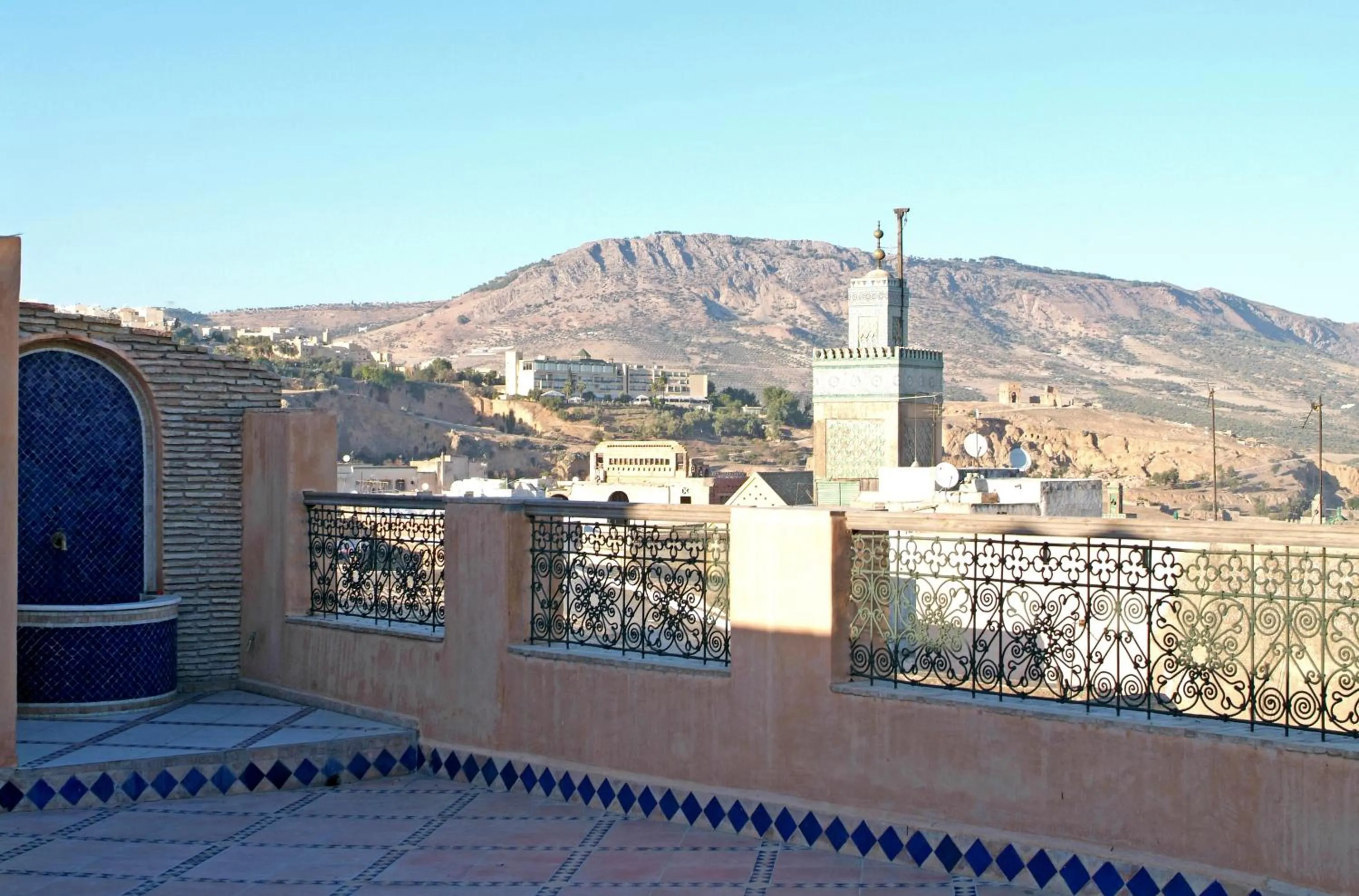 Balcony/Terrace in Riad Jaouhara