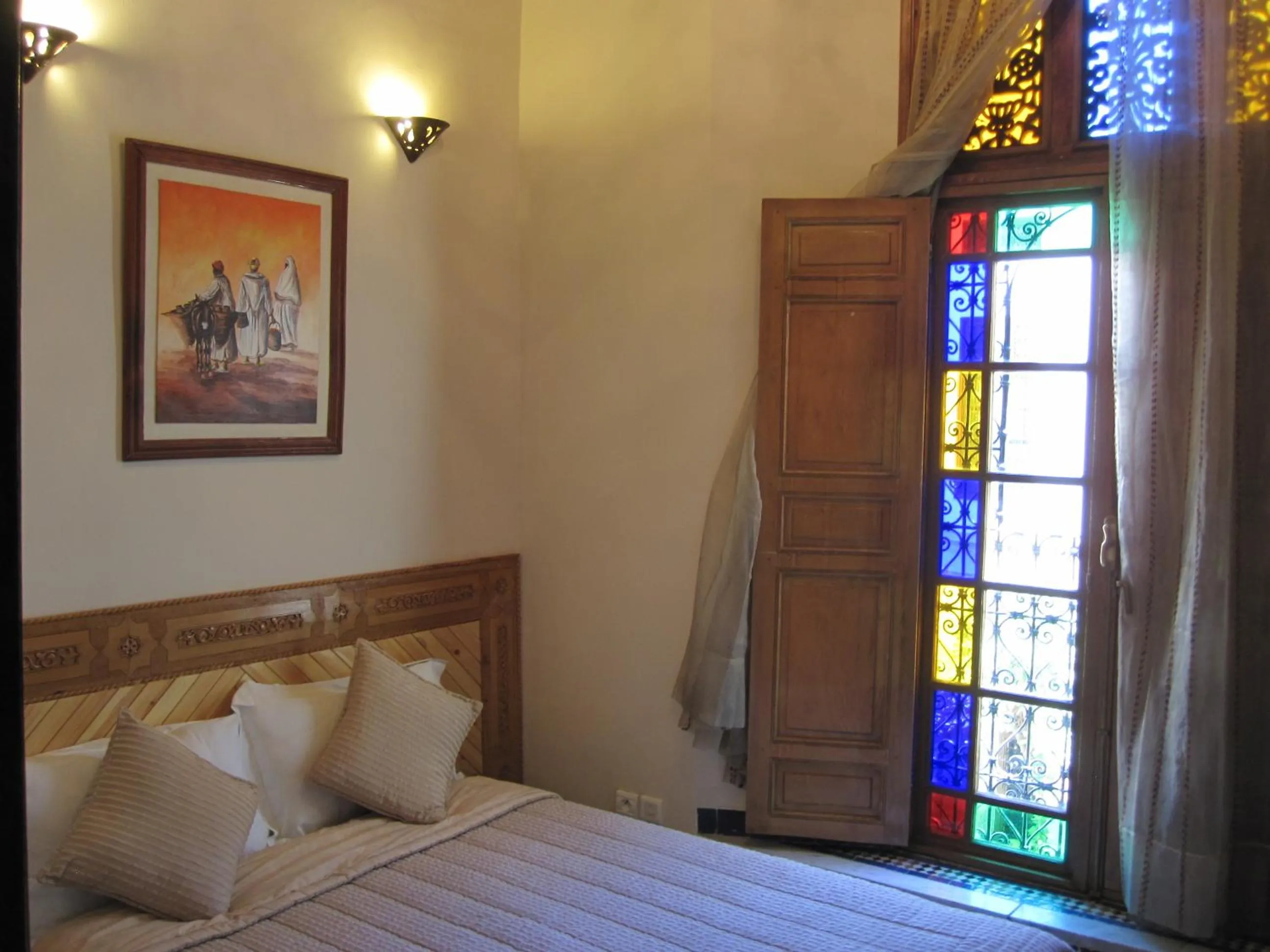 Bedroom, Bed in Riad Jaouhara