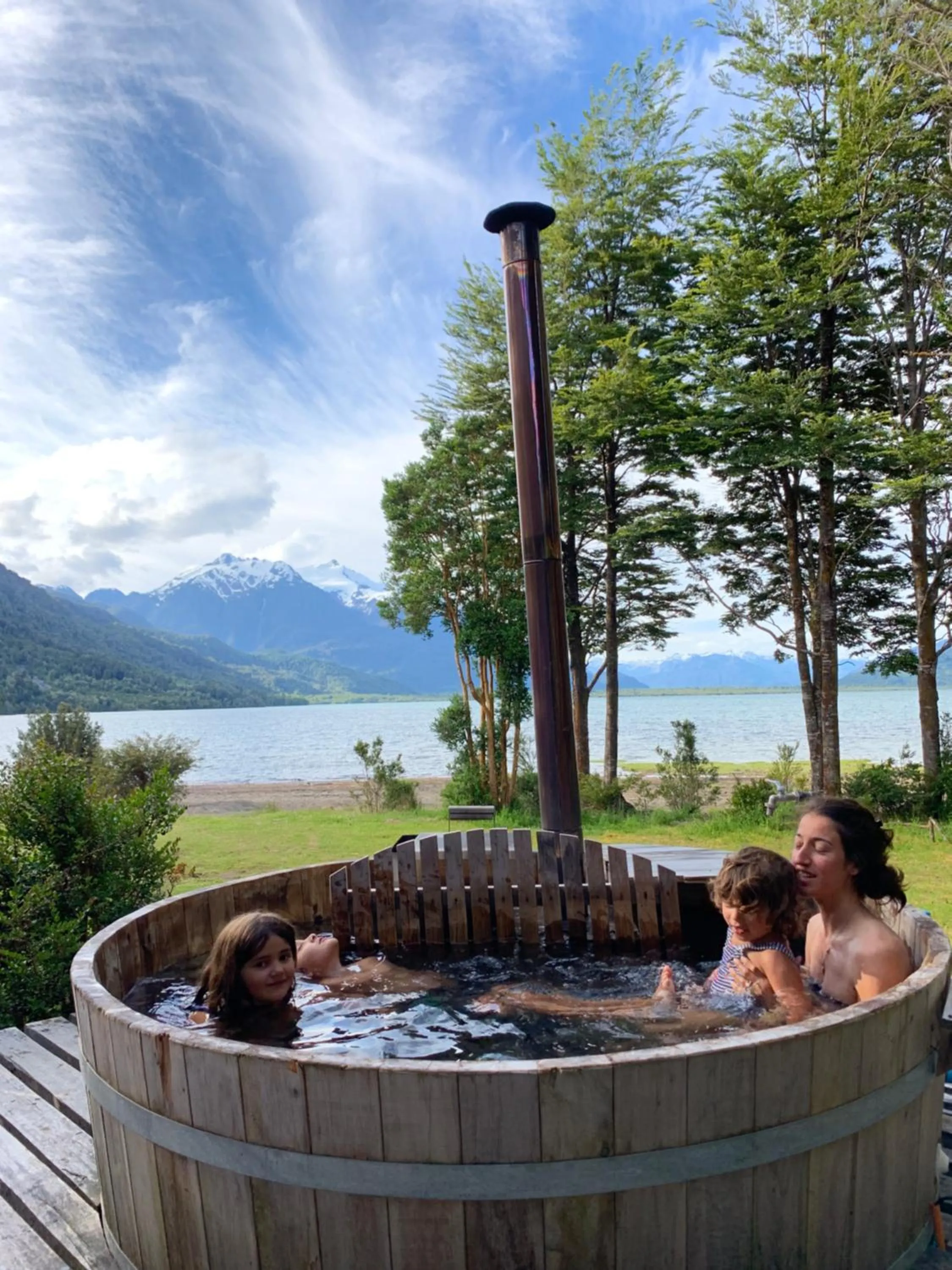 Hot Tub in Yelcho en la Patagonia