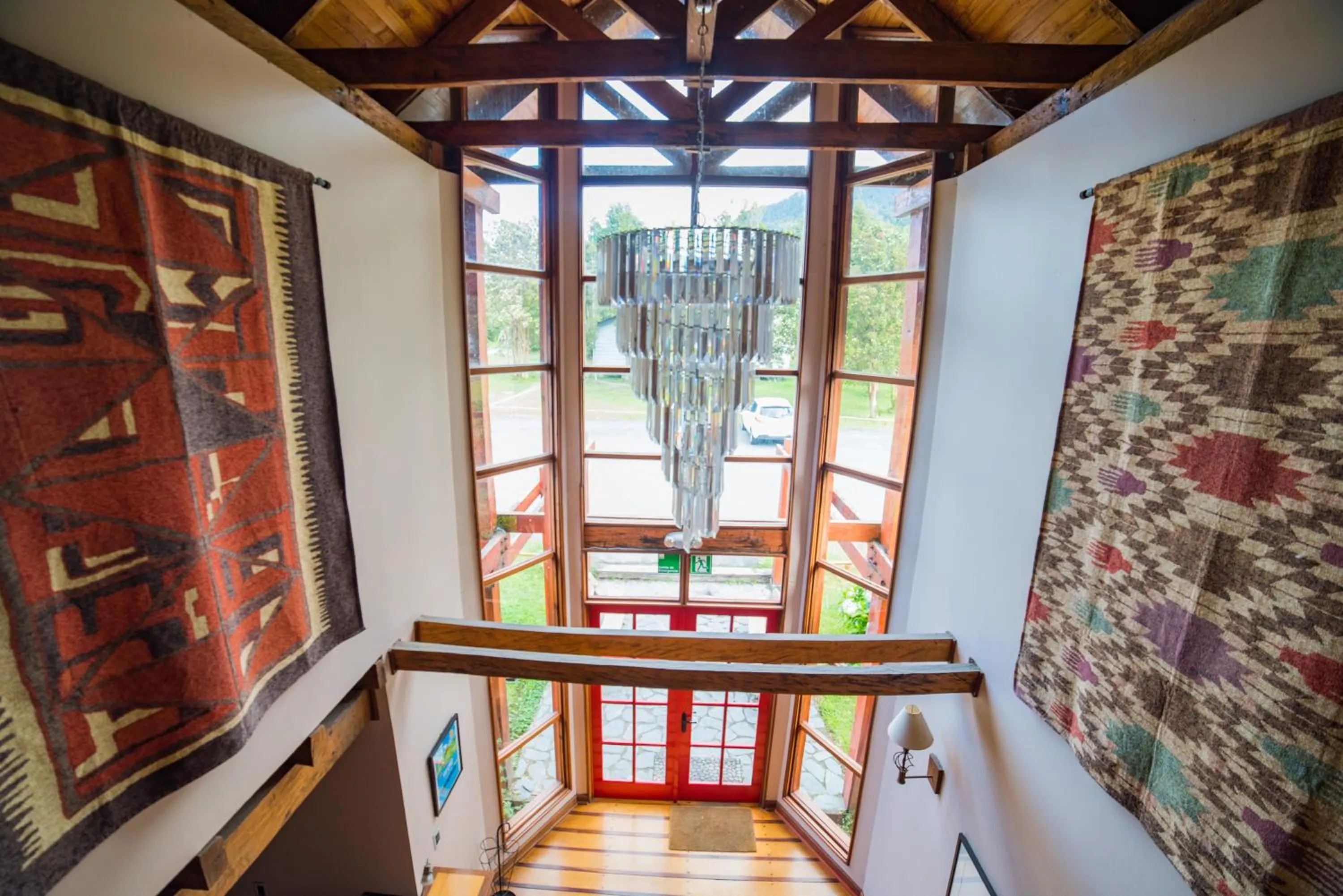 Lobby or reception in Yelcho en la Patagonia