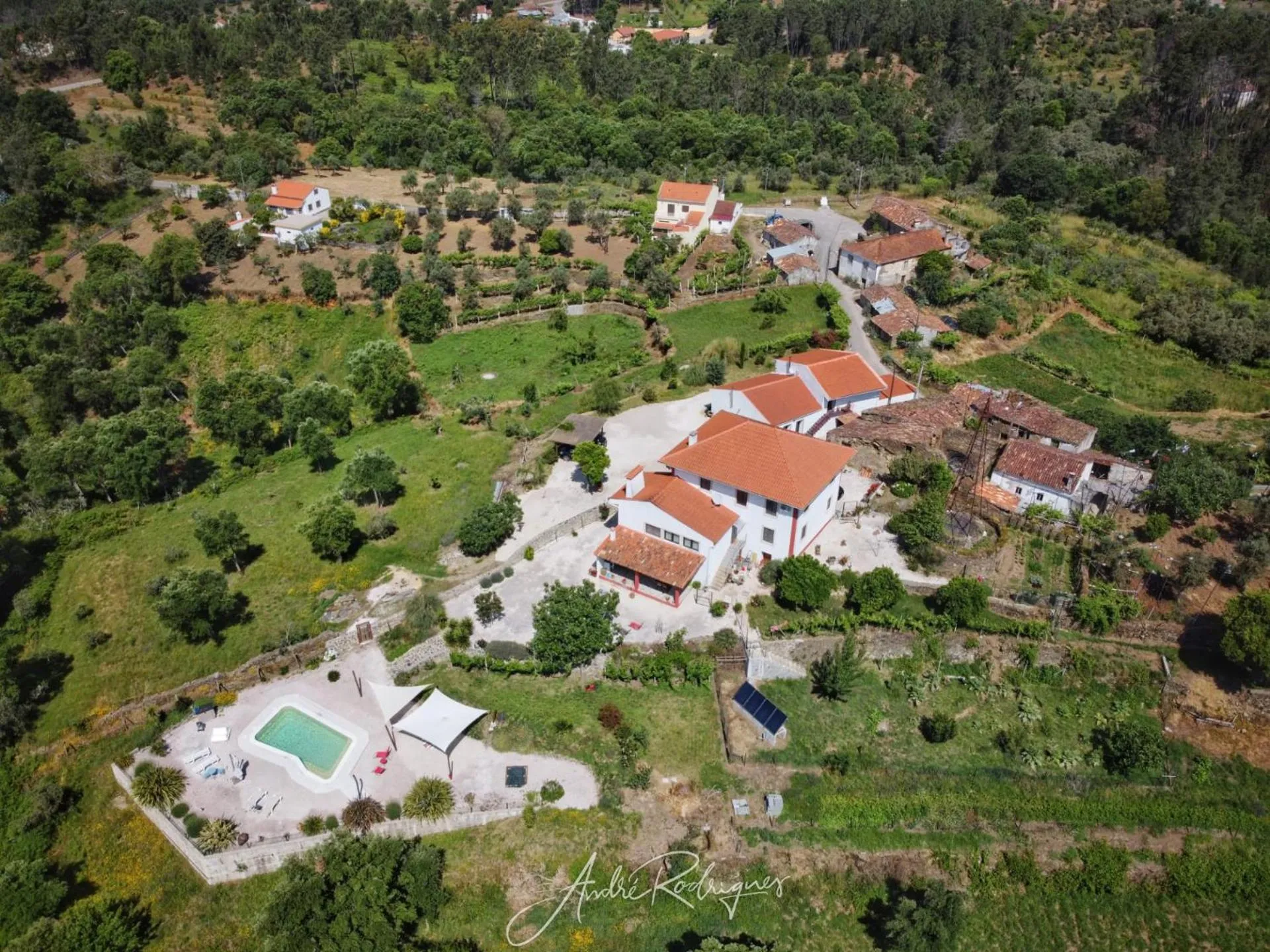Bird's eye view in Quinta Quatro Ventos
