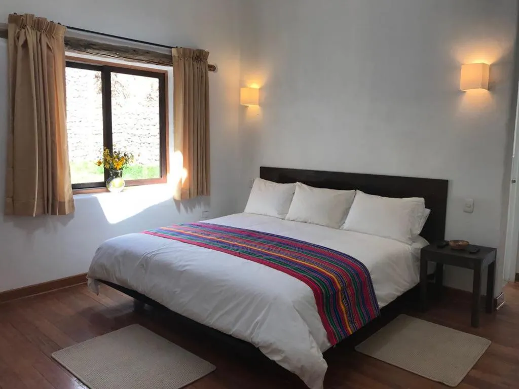 Bed in Bamboo Lodge Sacred Valley