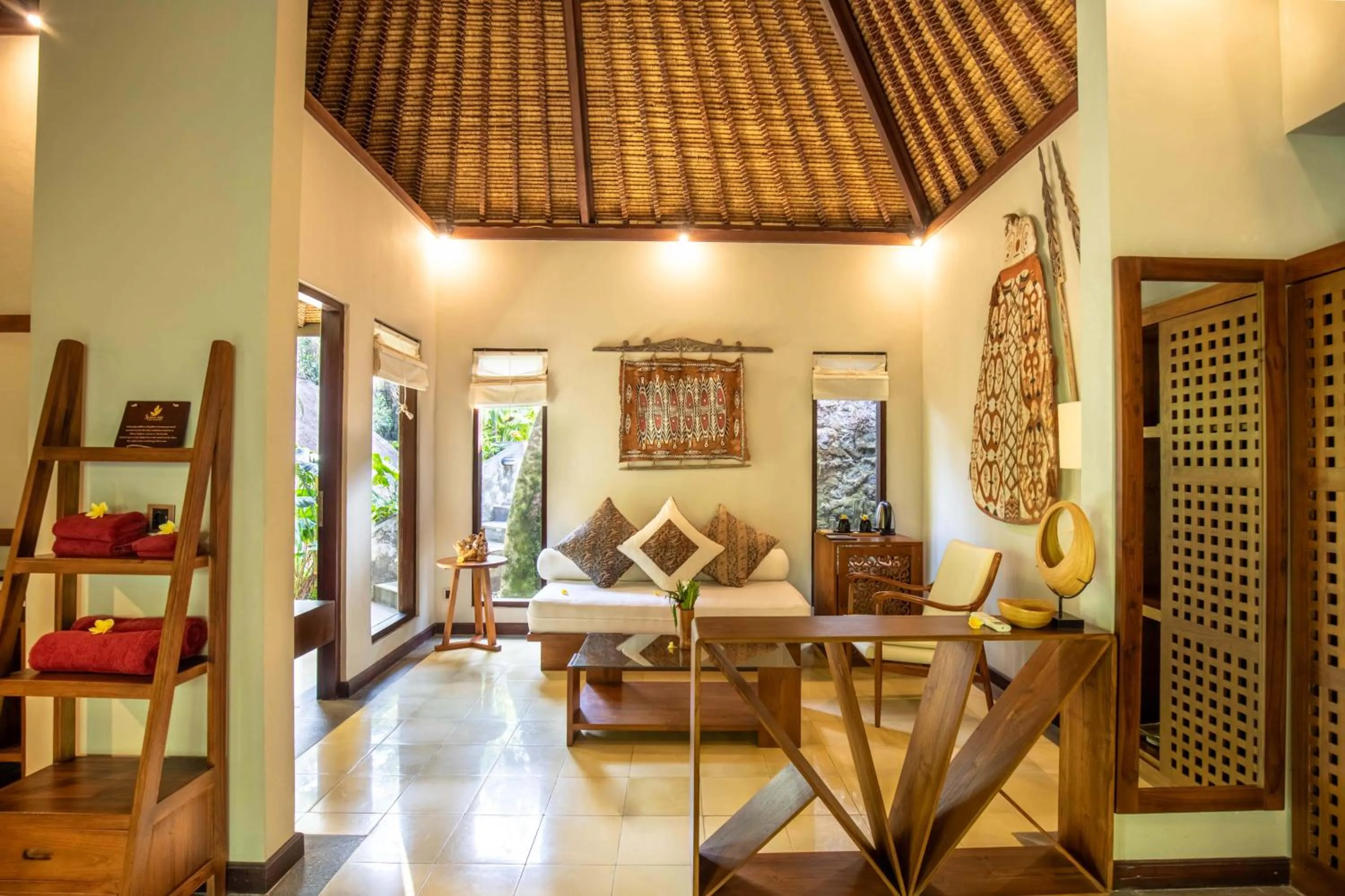 Bedroom in Suara Air Luxury Villa Ubud