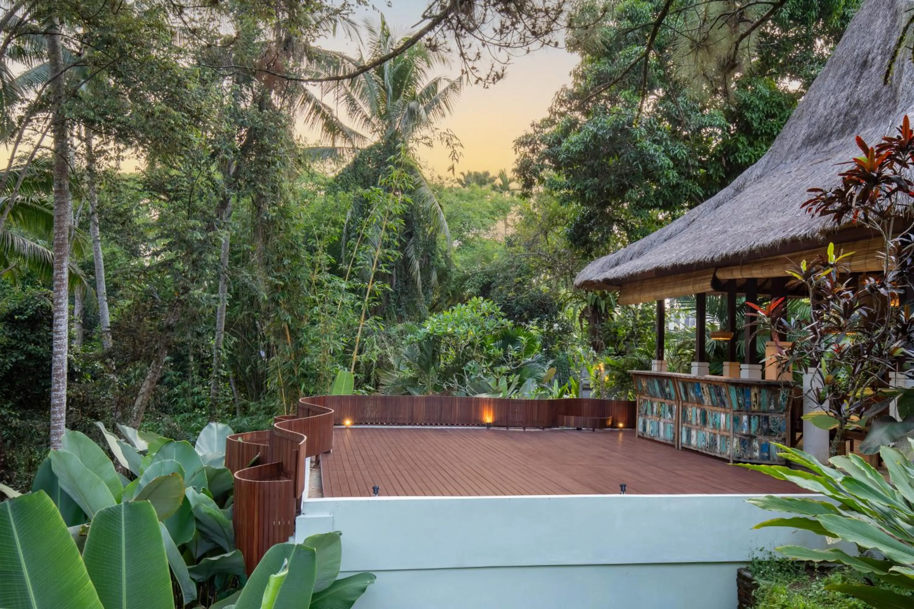 Lounge or bar in Suara Air Luxury Villa Ubud