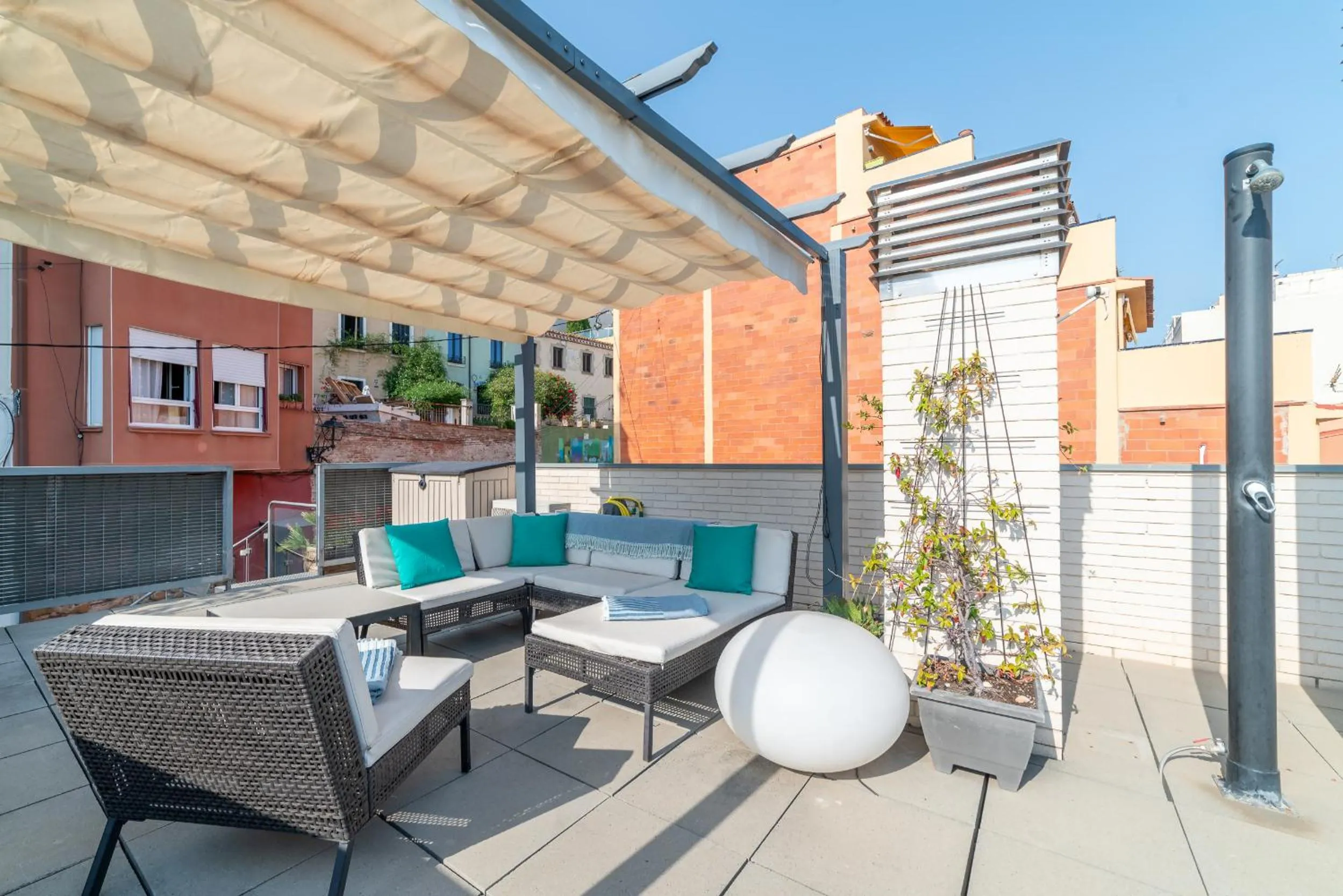 Balcony/Terrace in Terrassa de Mar Apartment