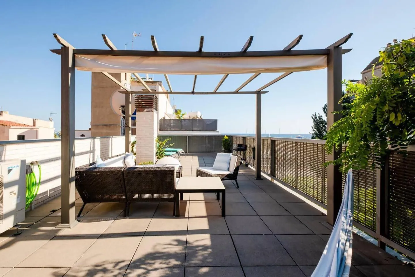 Balcony/Terrace in Terrassa de Mar Apartment