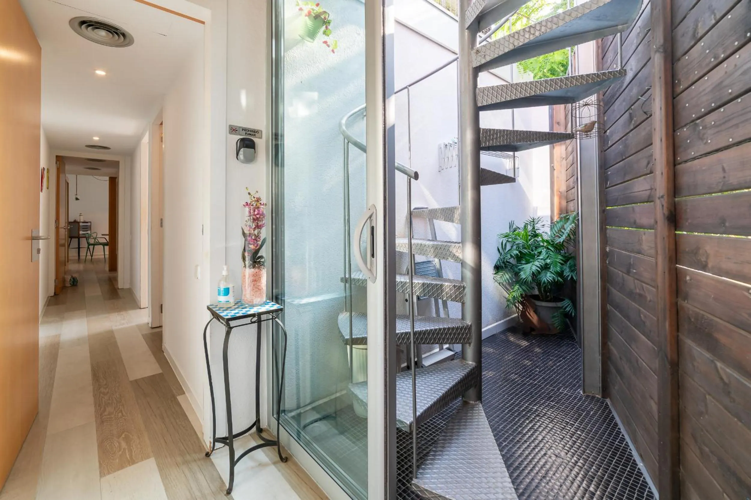 Patio in Terrassa de Mar Apartment