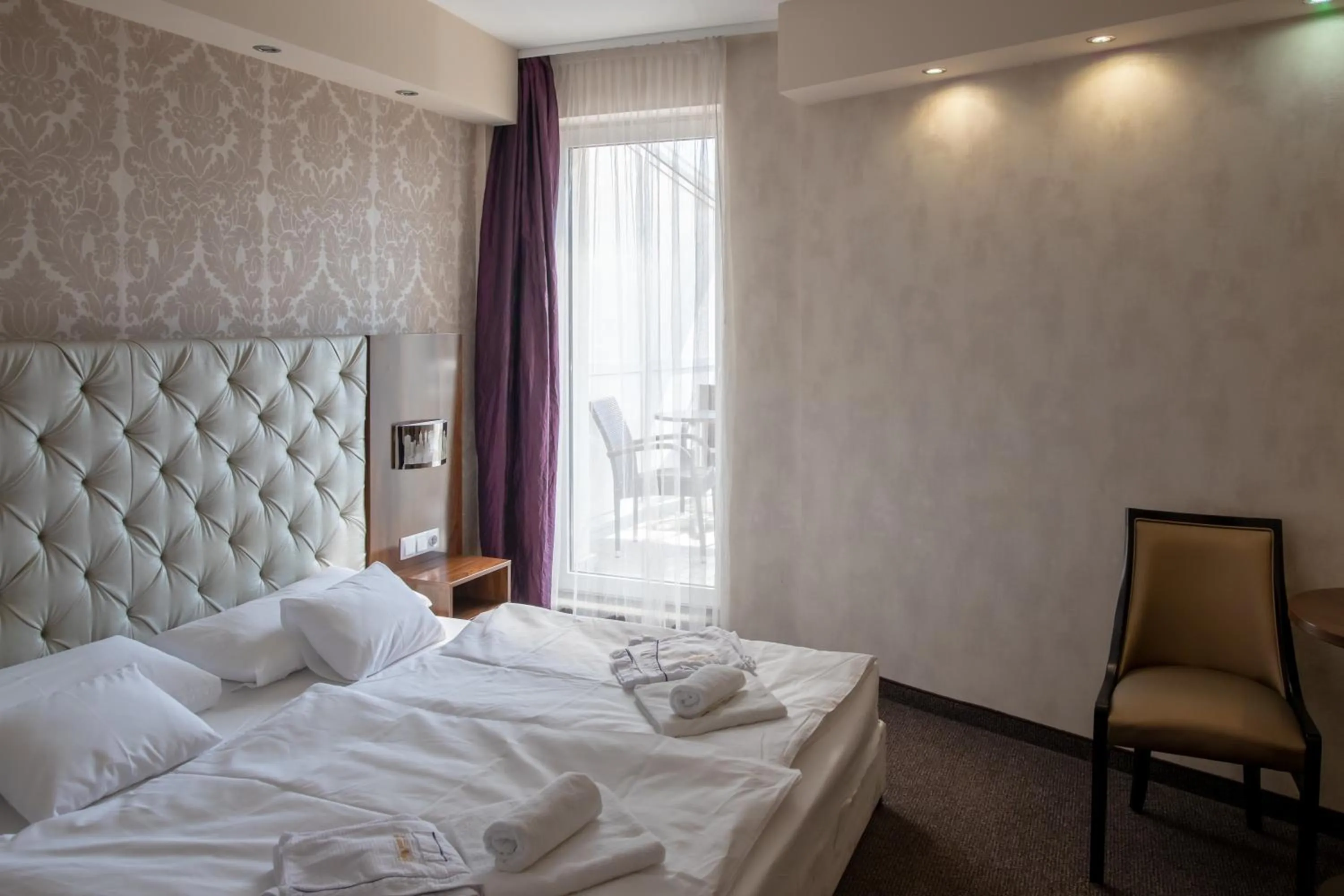 Bed in Bástya Konferencia és Wellness Hotel