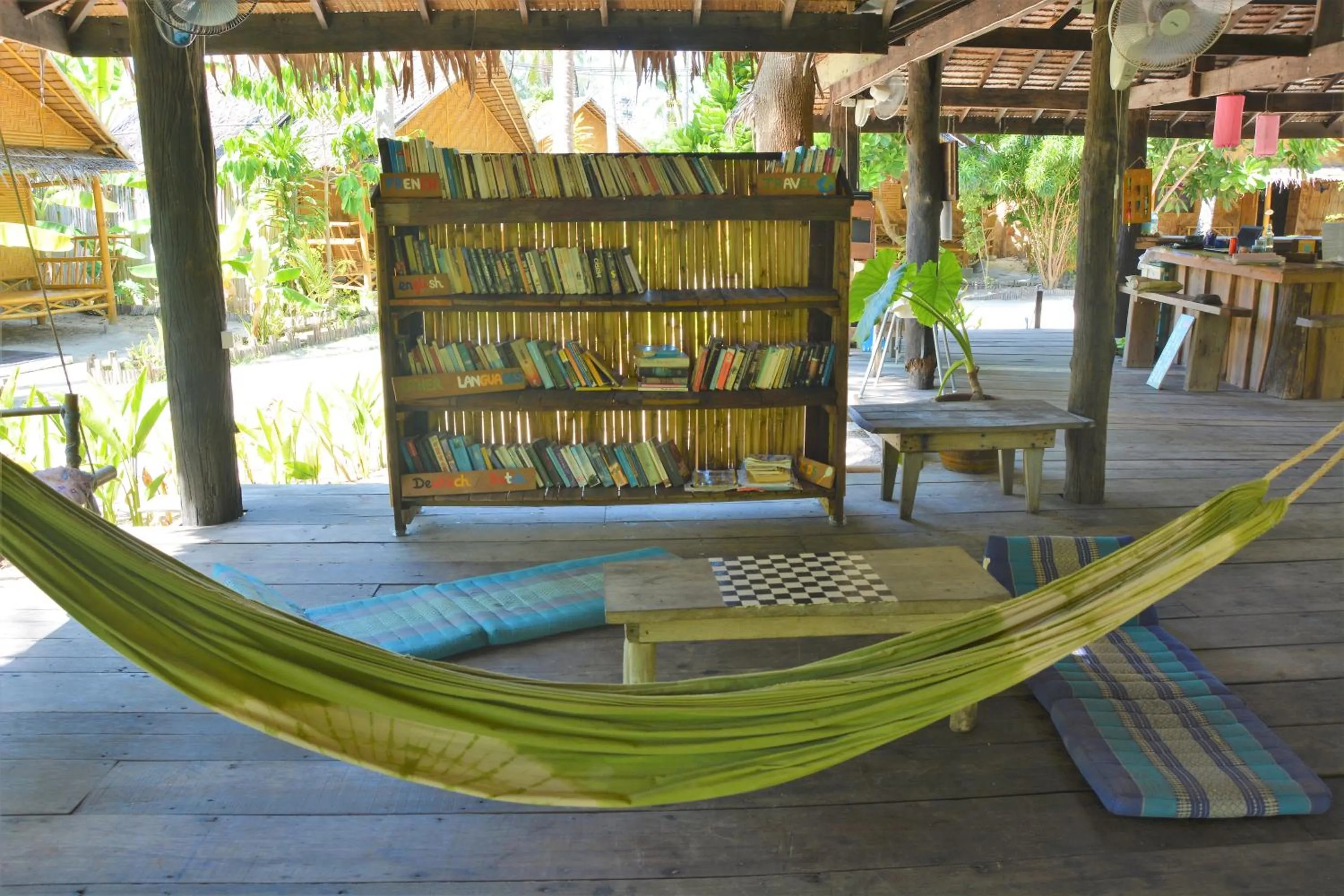 Library in Forra Dive Resort Sunrise
