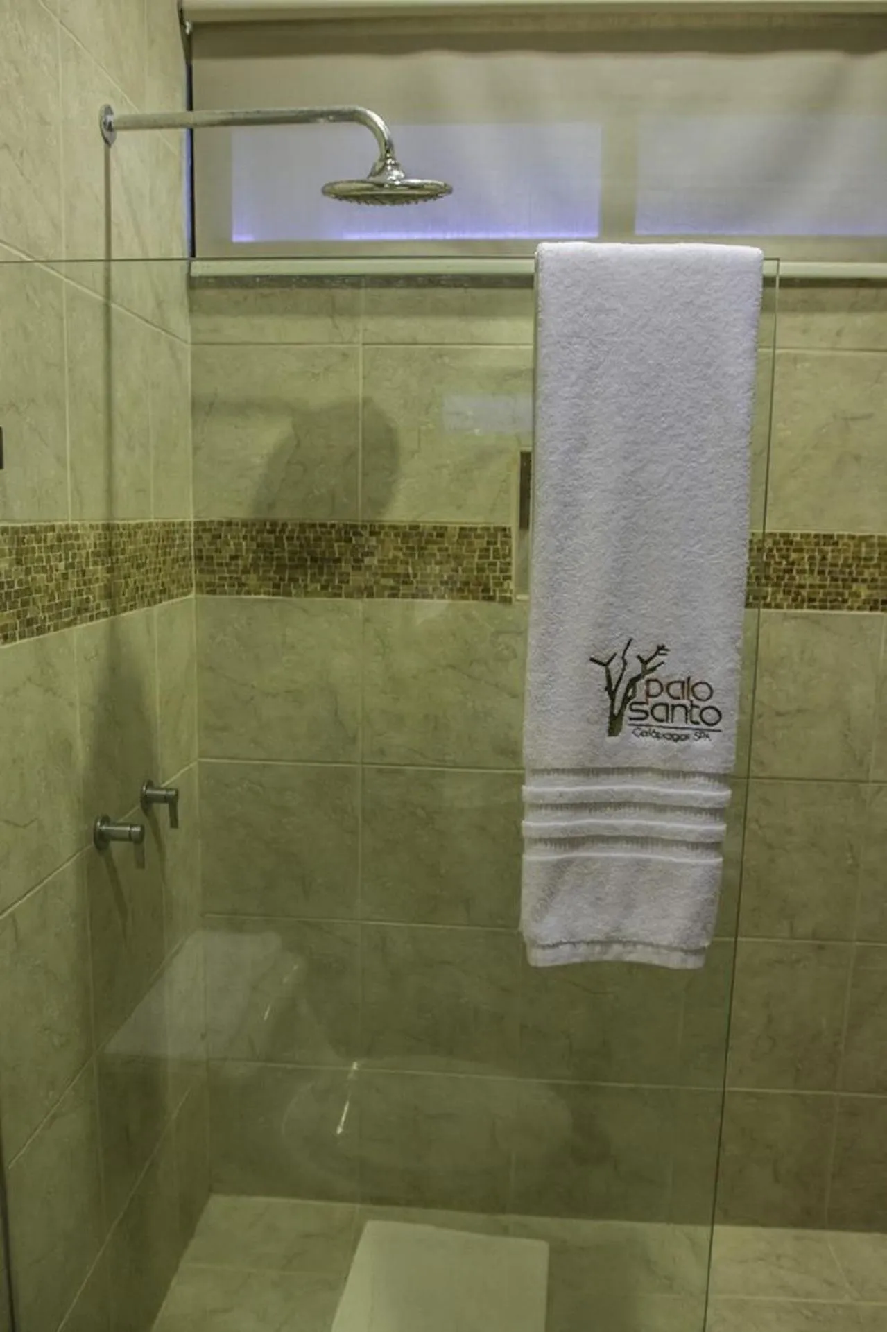 Shower in Palo Santo Galápagos Hotel