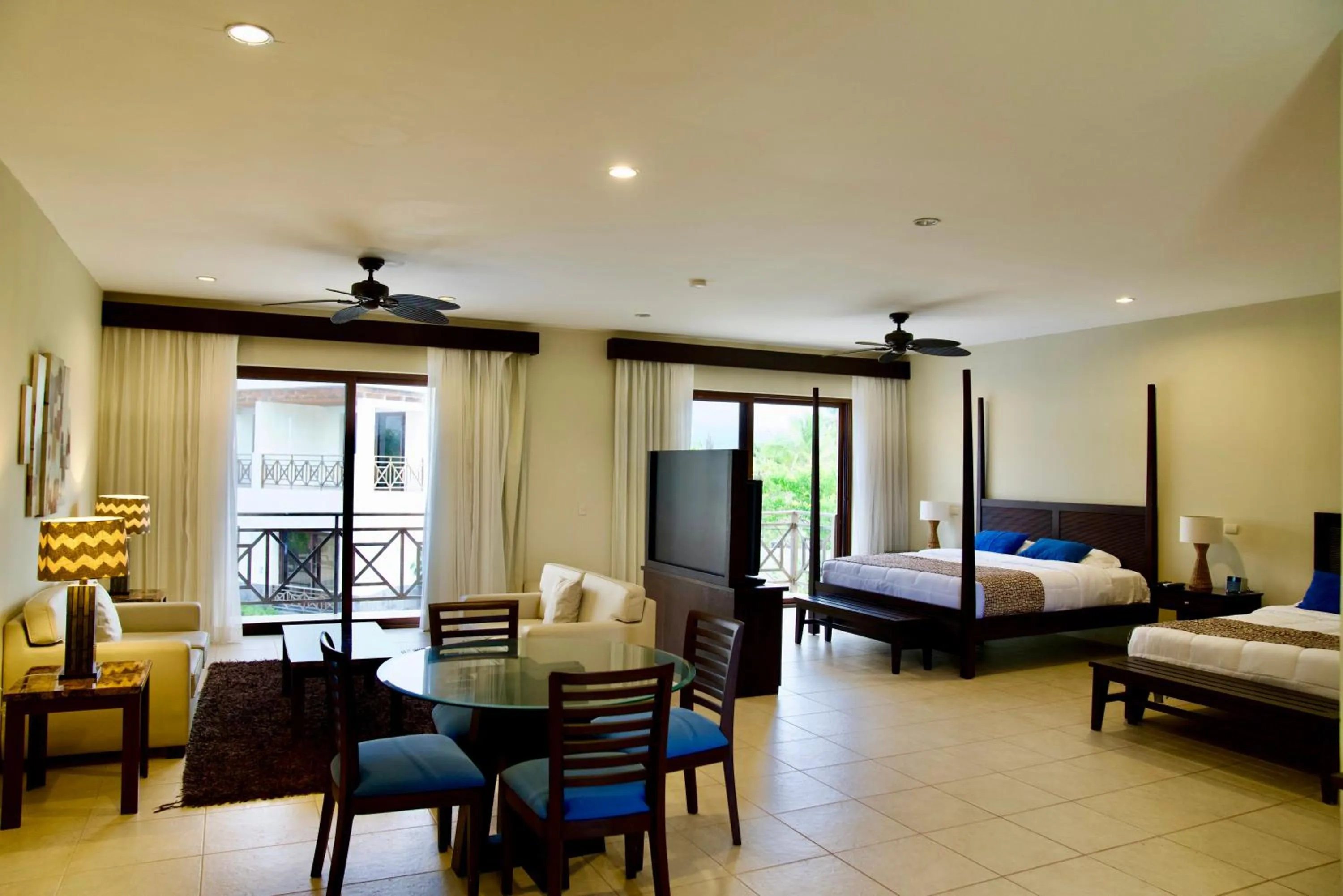 Bed in Palo Santo Galápagos Hotel