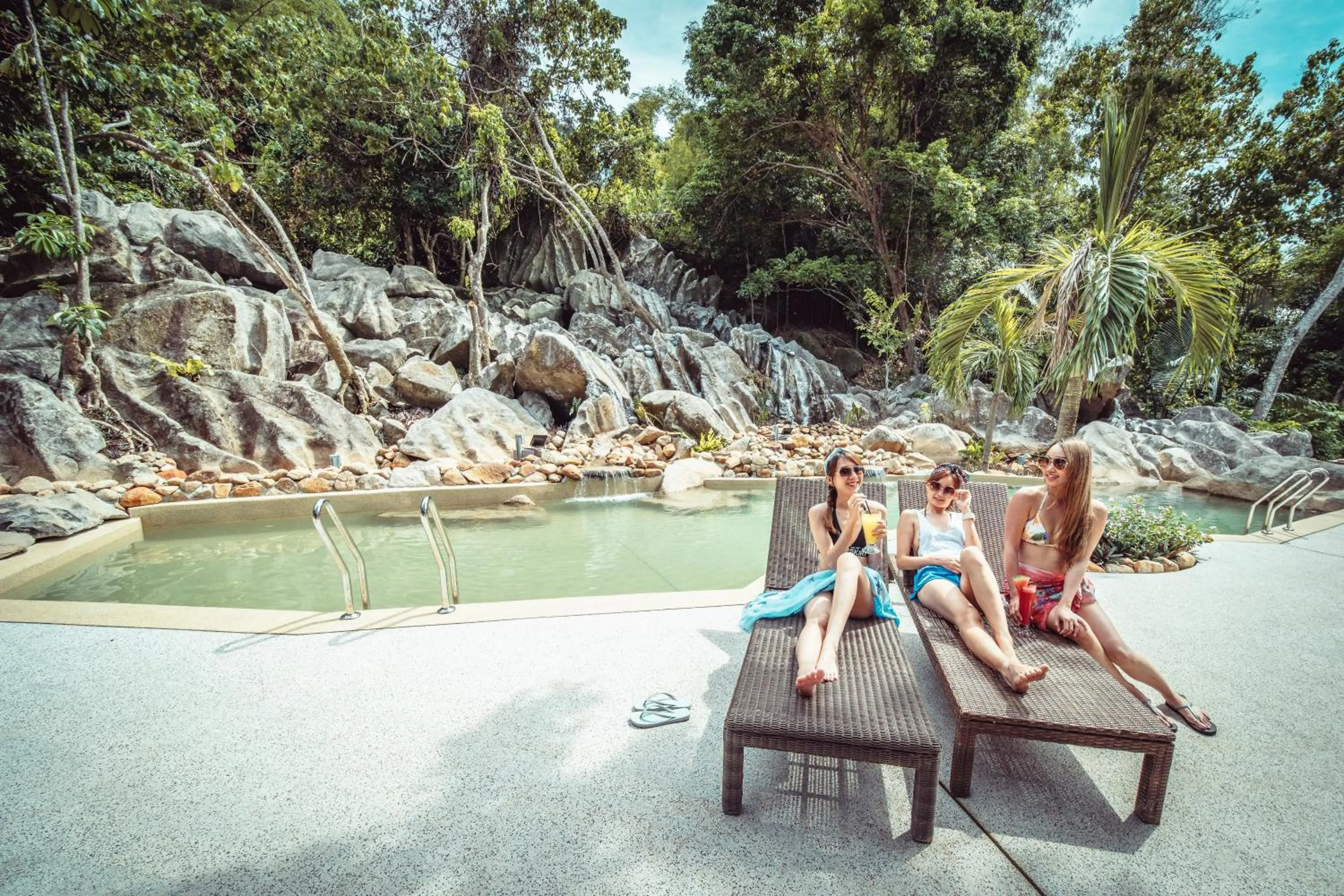 Swimming pool in Aman Tioman Beach Resort