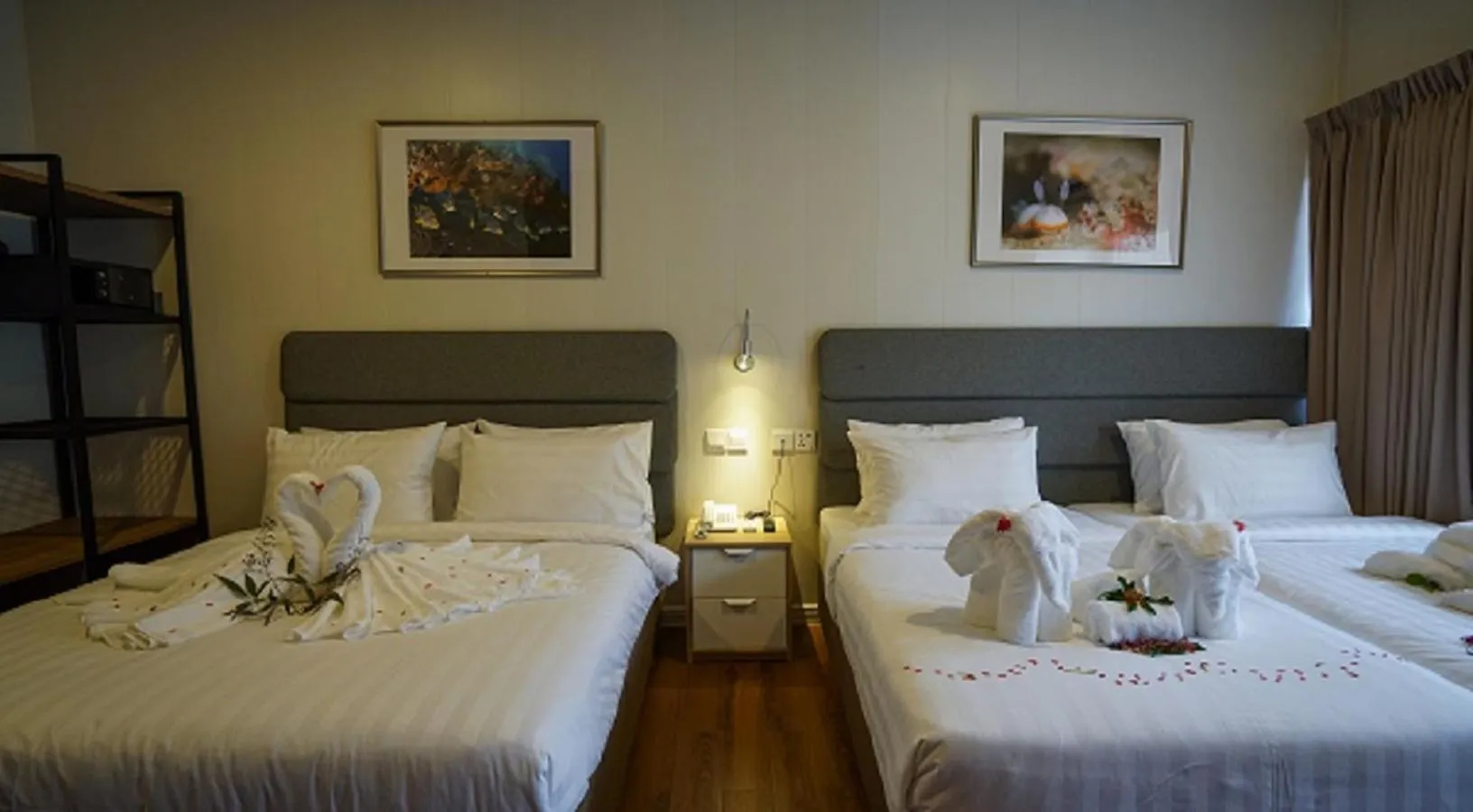 Bed in Aman Tioman Beach Resort