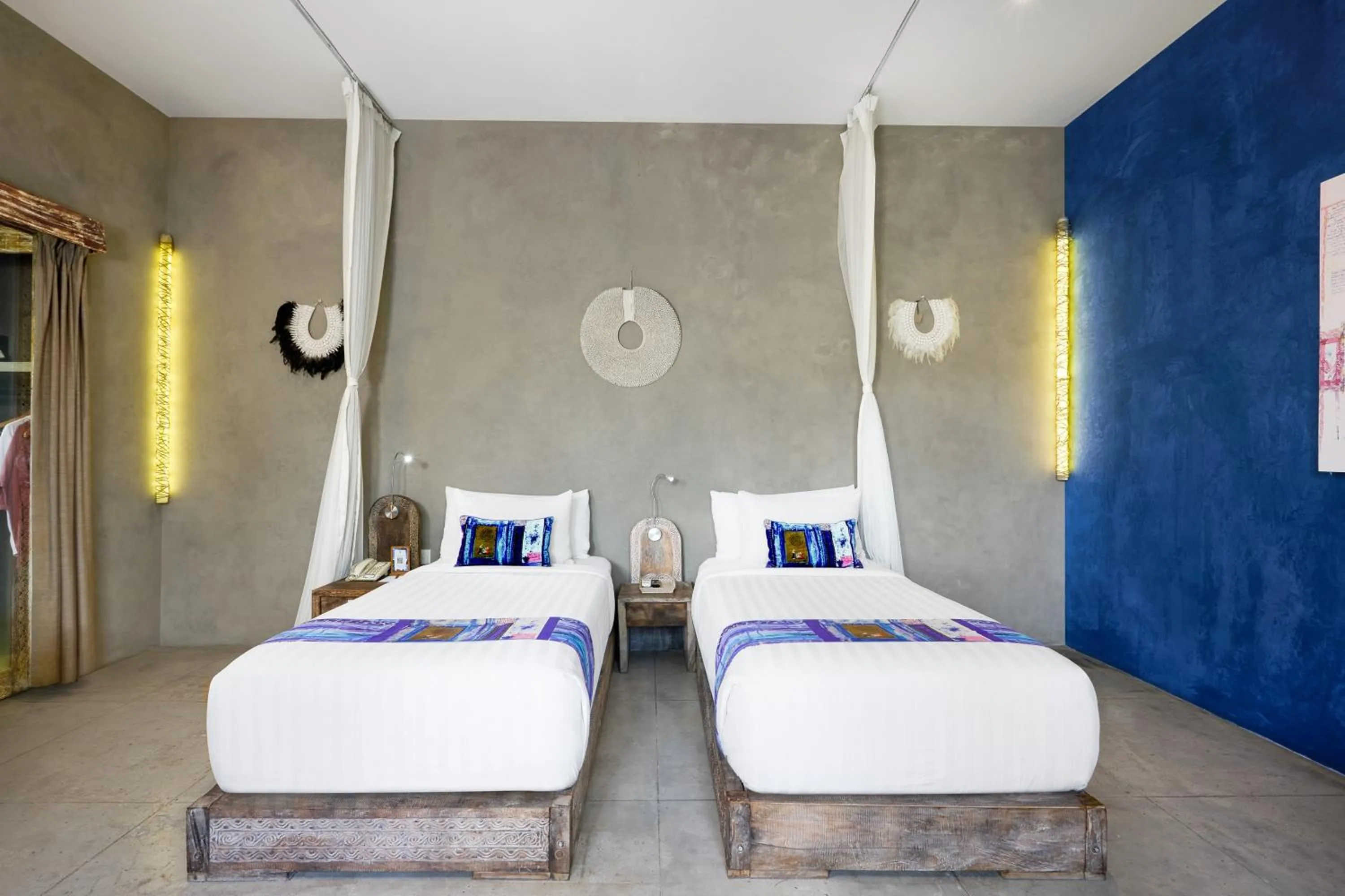 Bedroom, Bed in Blue Karma Dijiwa Seminyak