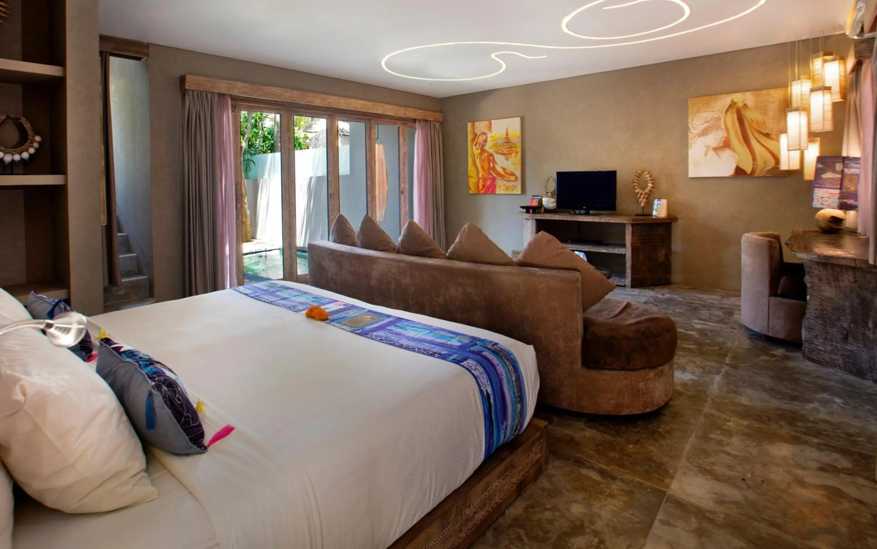 Bed in Blue Karma Dijiwa Seminyak