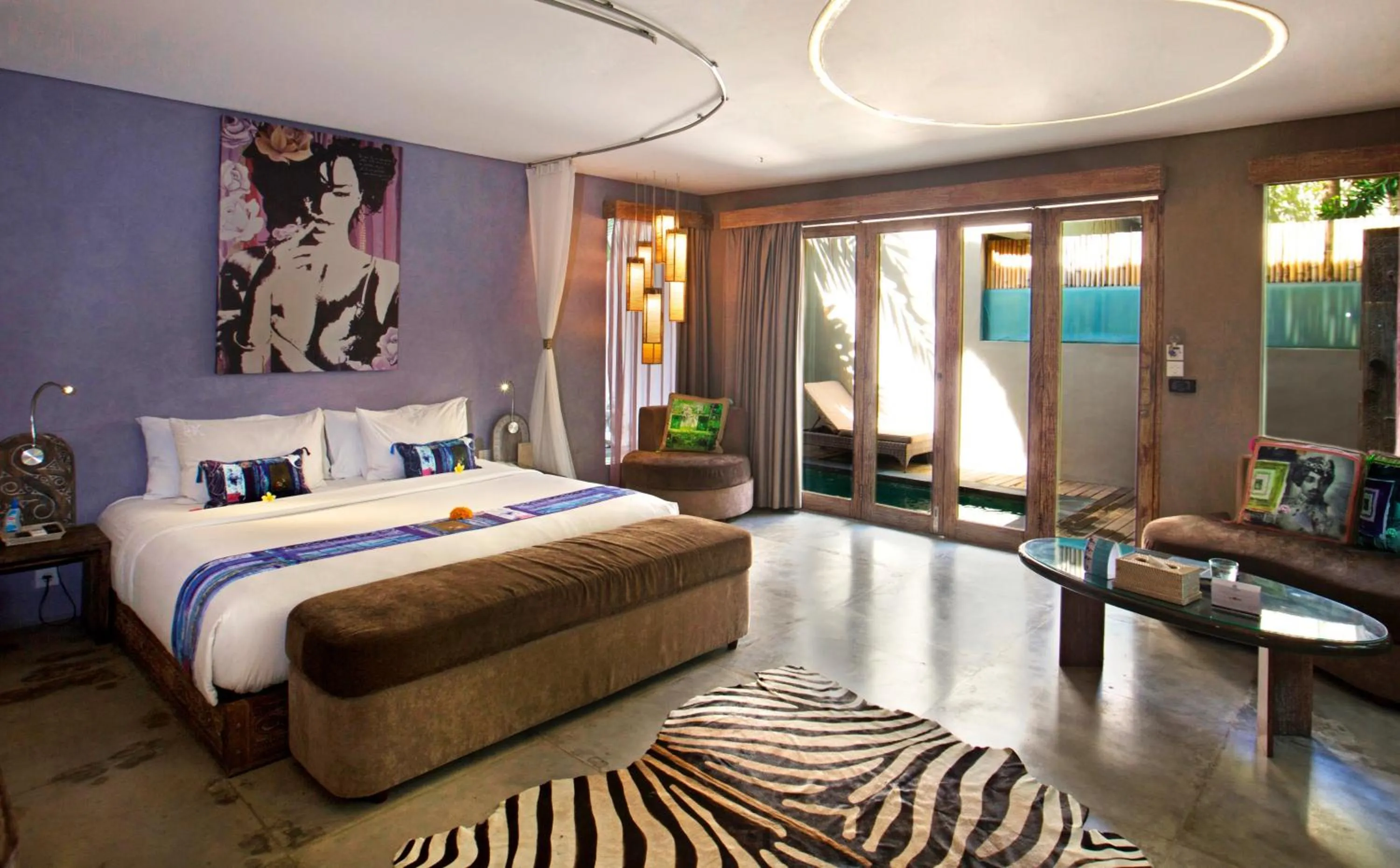 Bedroom, Bed in Blue Karma Dijiwa Seminyak