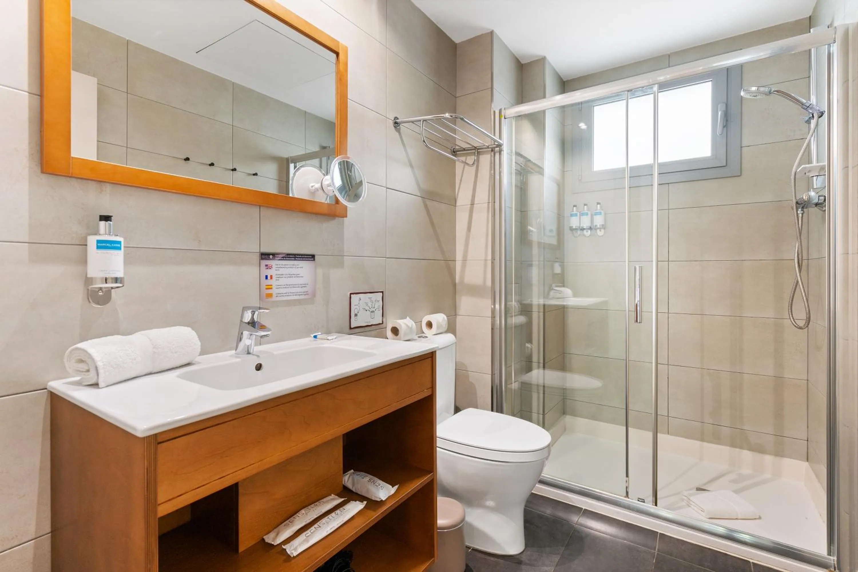 Shower in Sensation Sagrada Familia