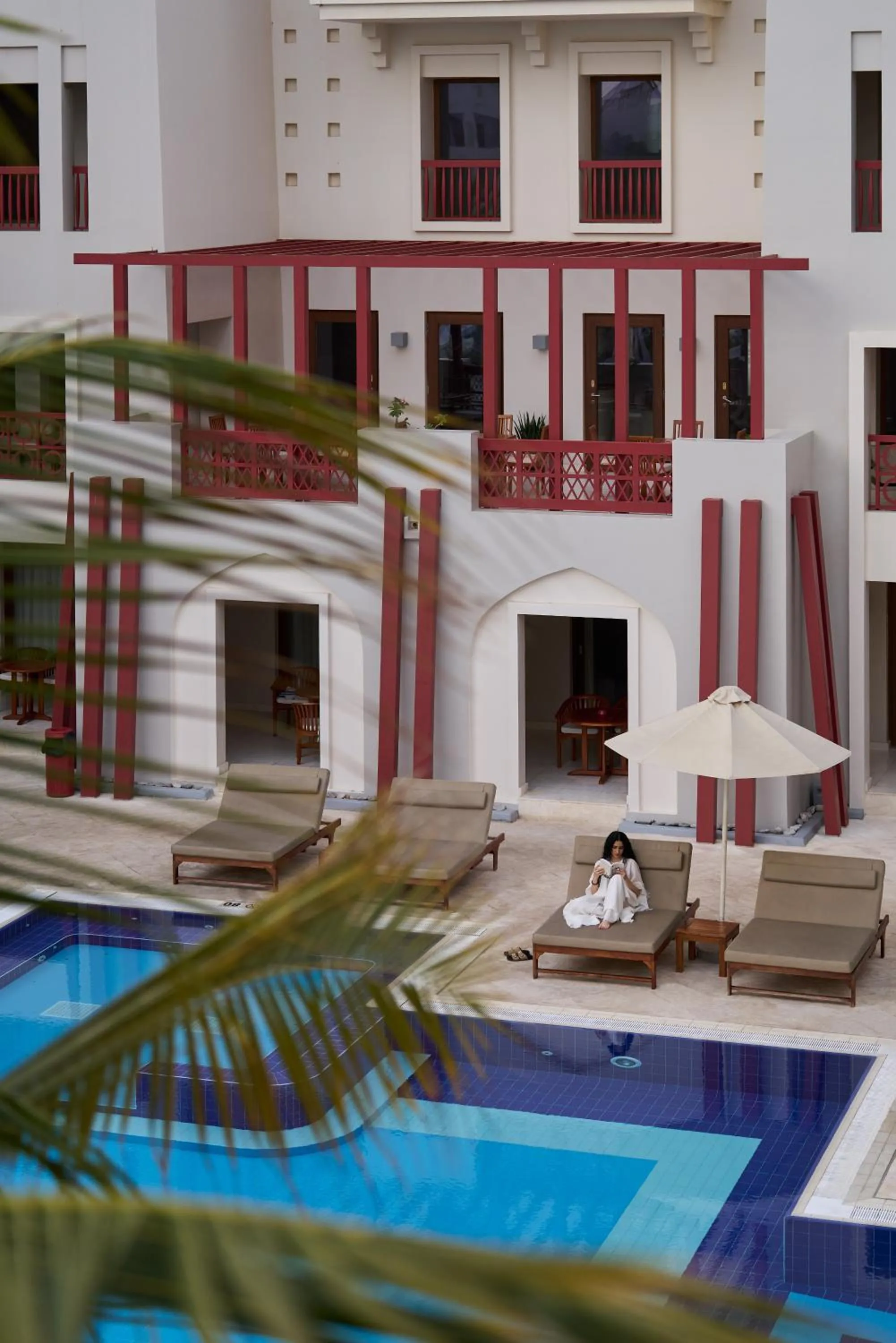 Pool view in Sifawy Boutique Hotel