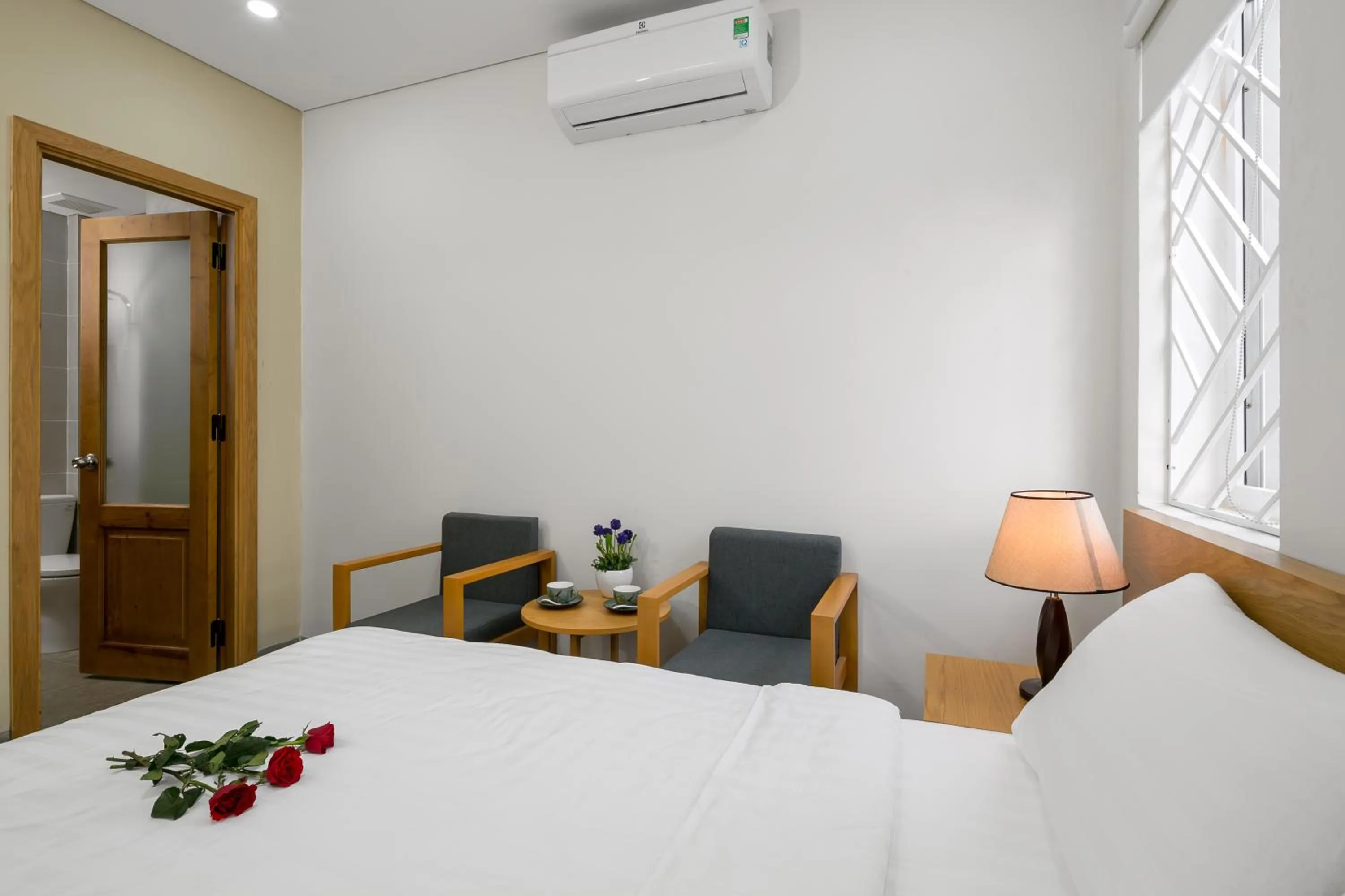 Bed in Anh Villa Hotel